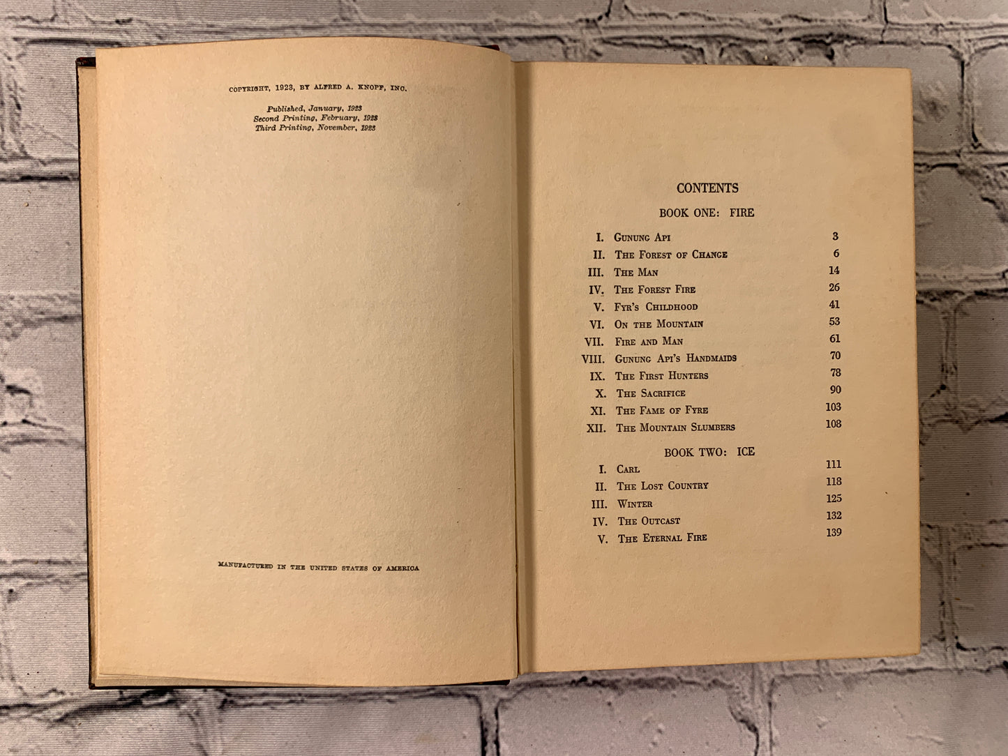 The Long Journey Volume I & II by Johannes V. Jensen [3rd Printing · 1923]