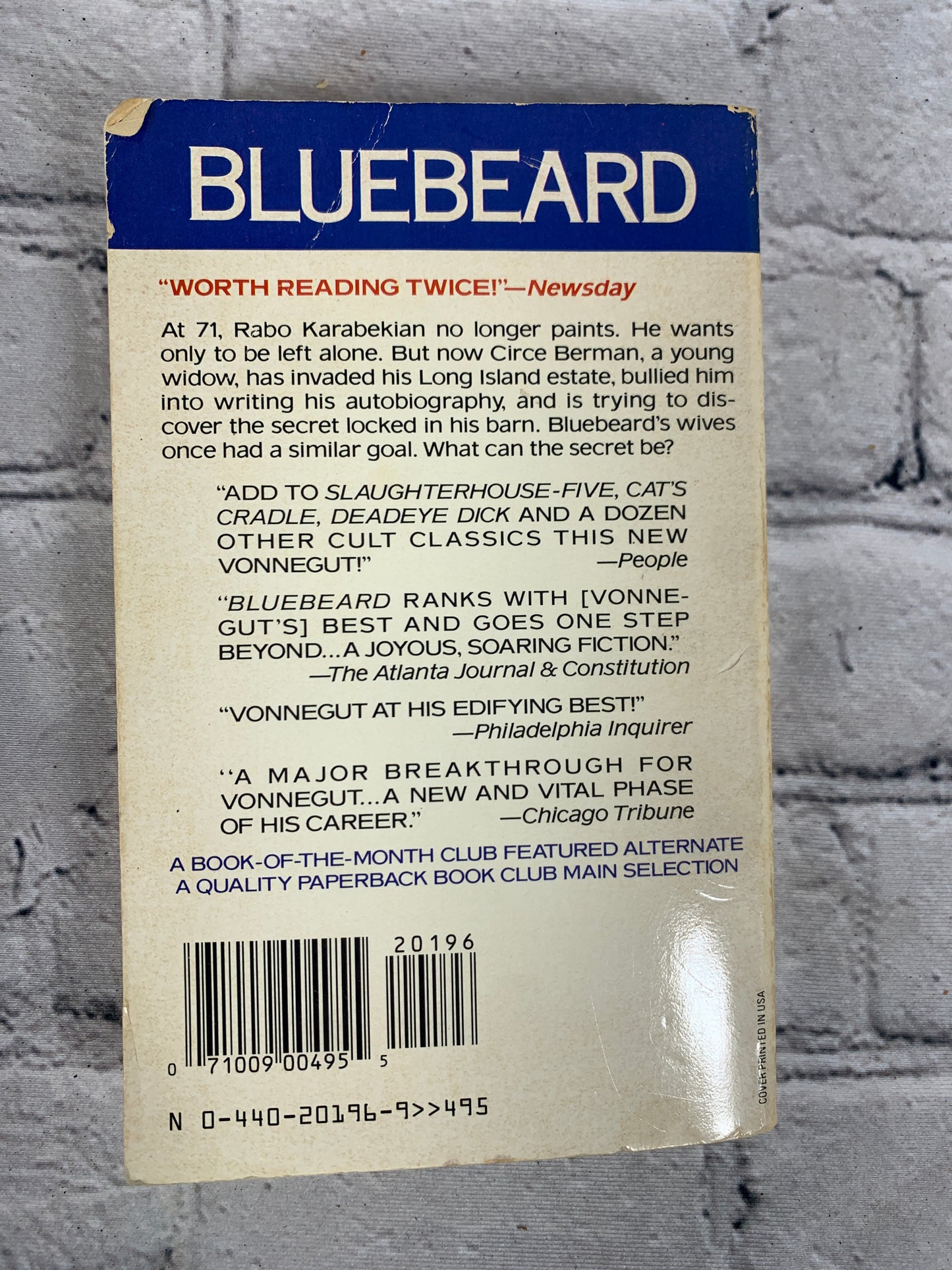 Bluebeard by Kurt Vonnegut [1988]