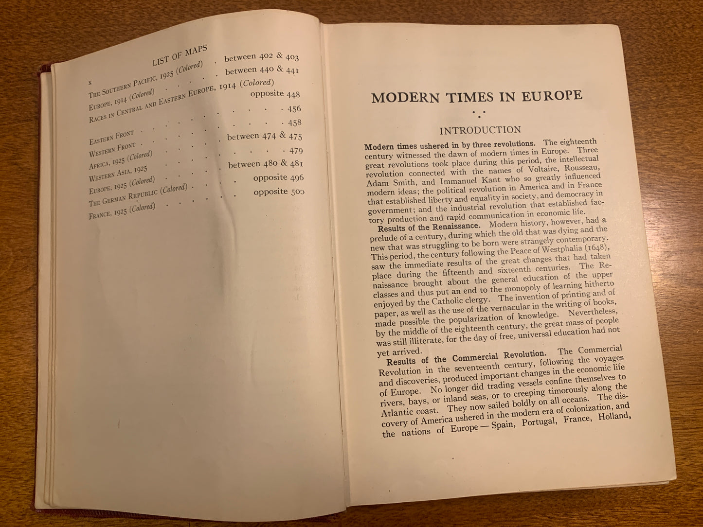 Modern Times in Europe by J. Salwyn Schapiro 1926