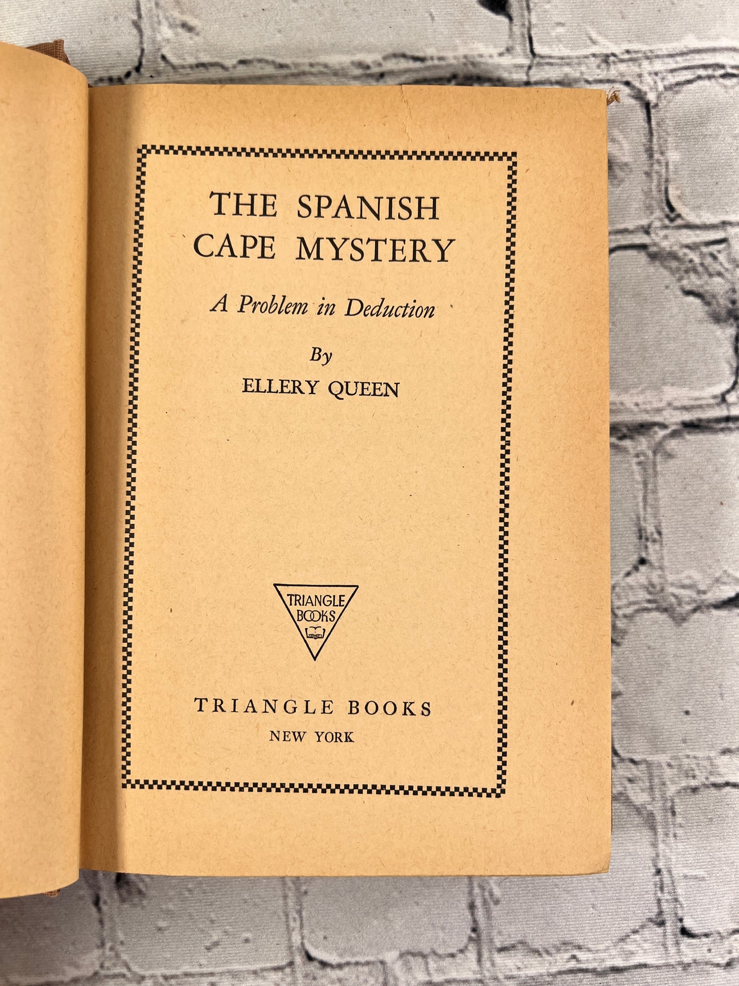 The Spanish Cape Mystery by Ellery Queen [1943 · 10th Print]