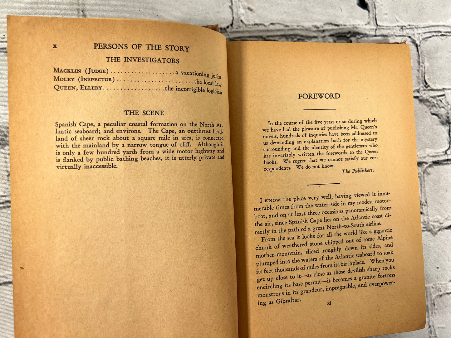 The Spanish Cape Mystery by Ellery Queen [1943 · 10th Print]