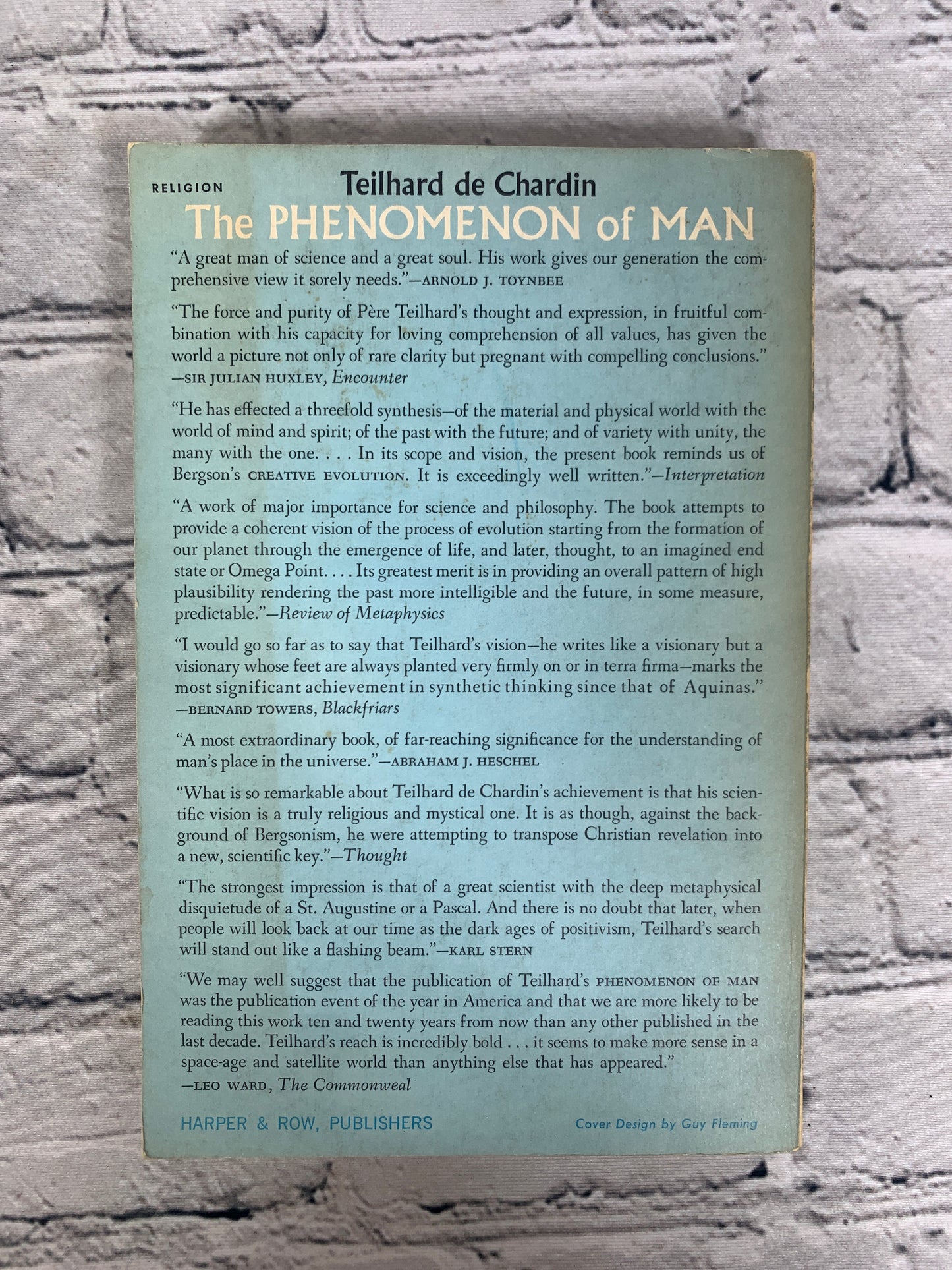 The Phenomenon of Man by Pierre Teilhard de Chardin [1965 · 2nd Edition]