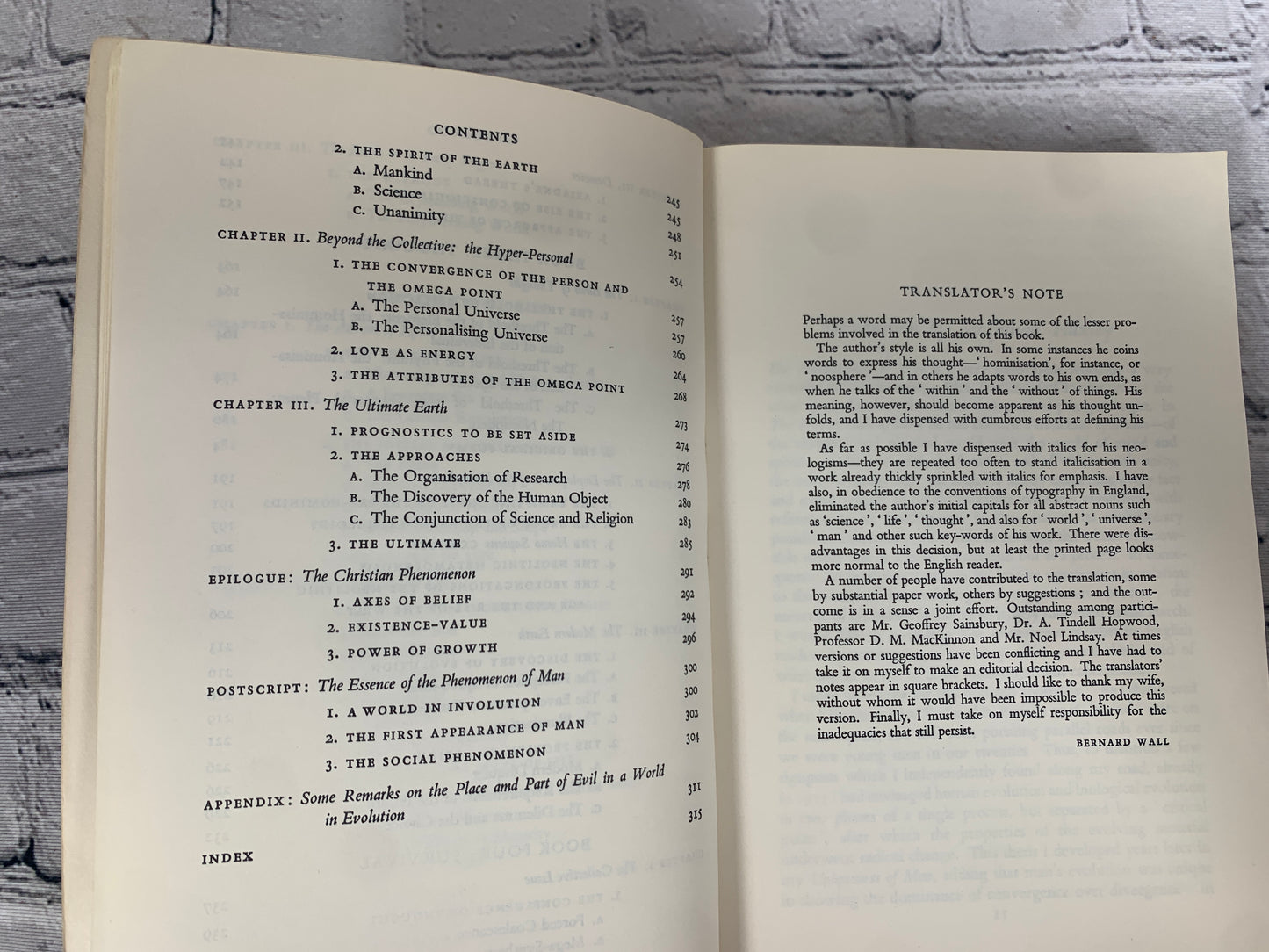 The Phenomenon of Man by Pierre Teilhard de Chardin [1965 · 2nd Edition]