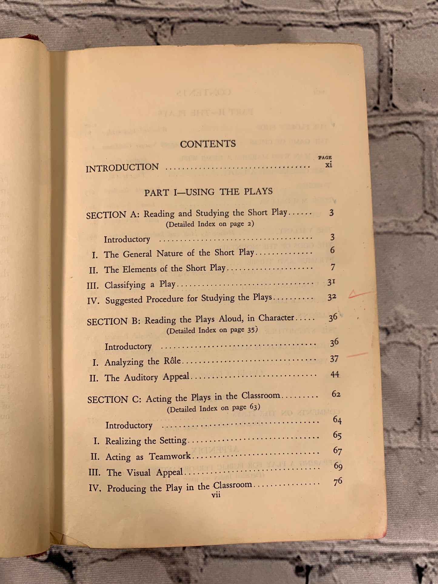 Short Plays edited by Edwin Van B. Knickerbocker [1931]