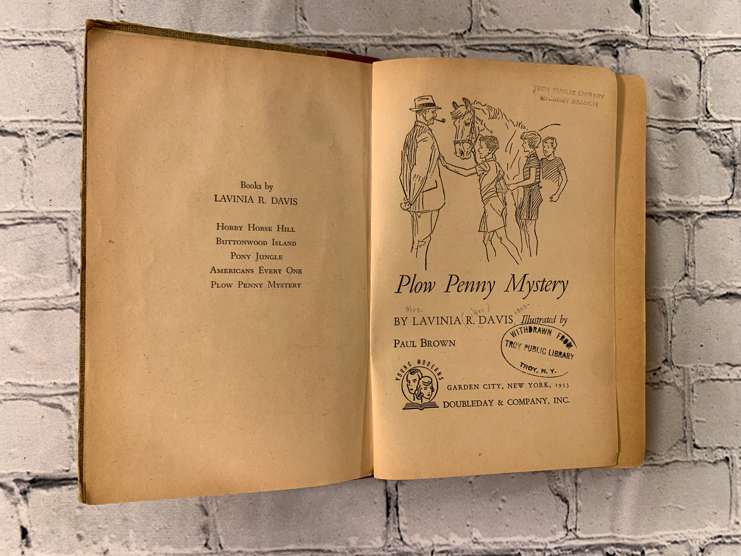 Plow Penny Mystery by Lavinia R. Davis [1st Edition · 1942]