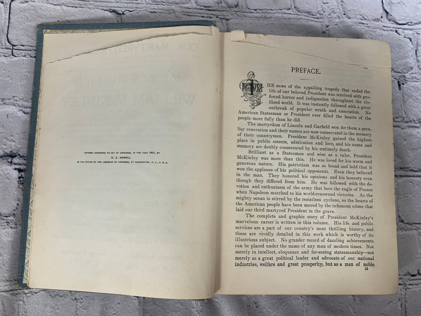 Memorial Life Of William McKinley Our Martyred President [1901]