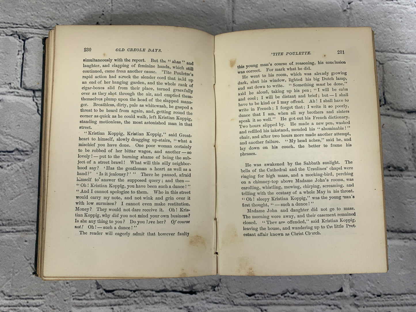 Old Creole Days by George W. Cable [1893]