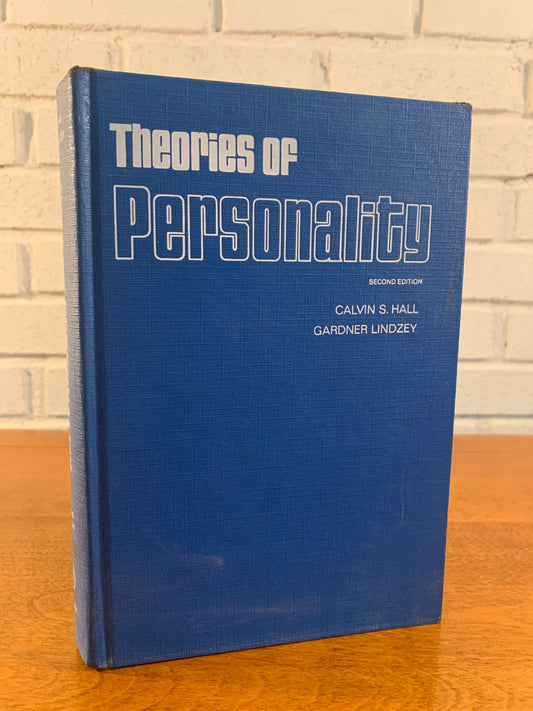 Theories of Personality by Calvin S. Hall & Gardner Lindzey [2nd Ed · 1970]