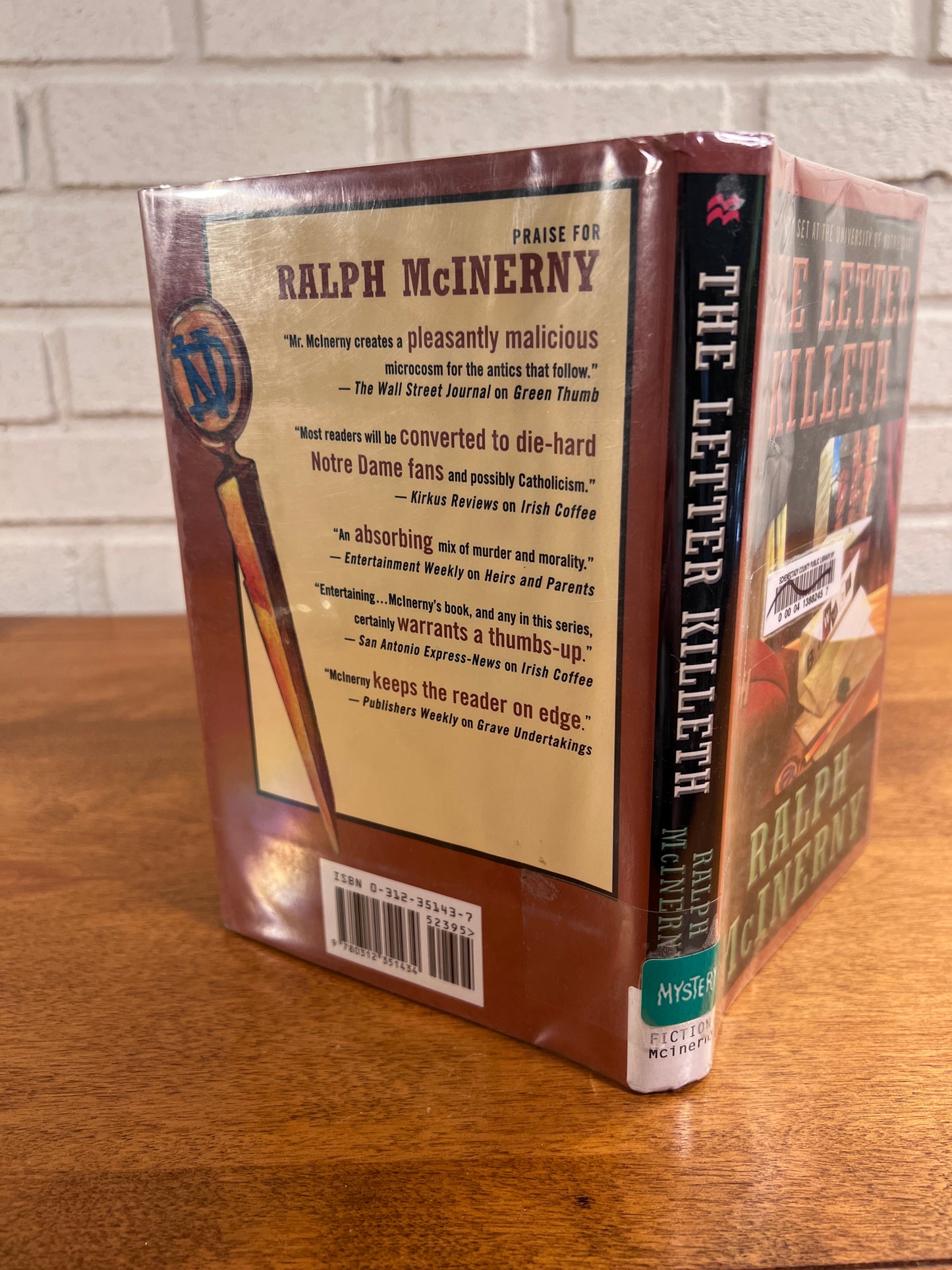 The Letter Killeth by Ralph McInerny
