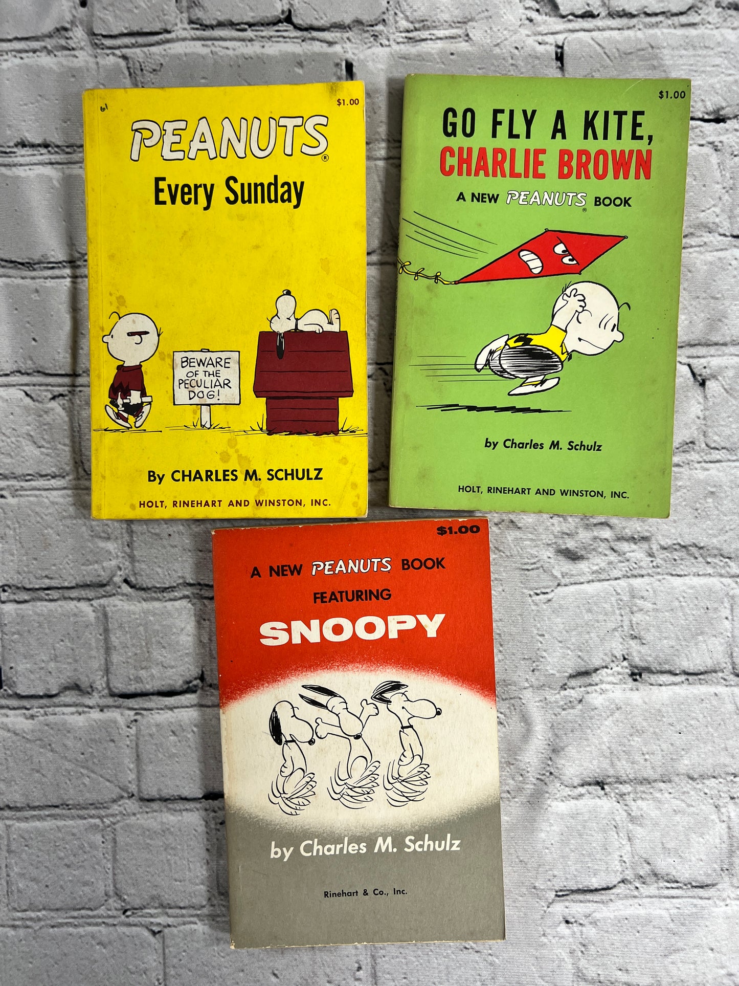 A New Peanuts Book By Charles M Schulz [Lot of 14 · 1950s-1960s]