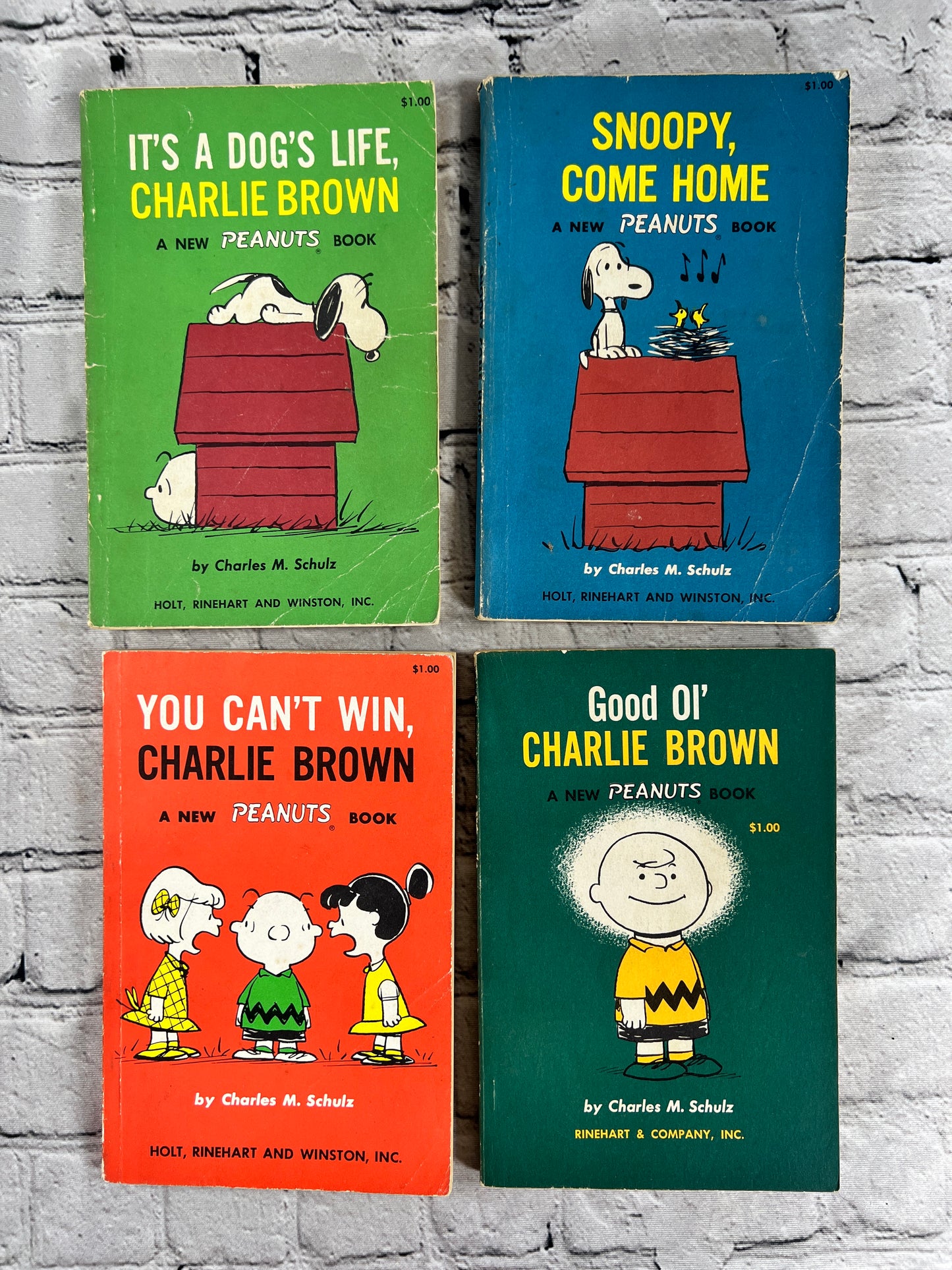 A New Peanuts Book By Charles M Schulz [Lot of 14 · 1950s-1960s]