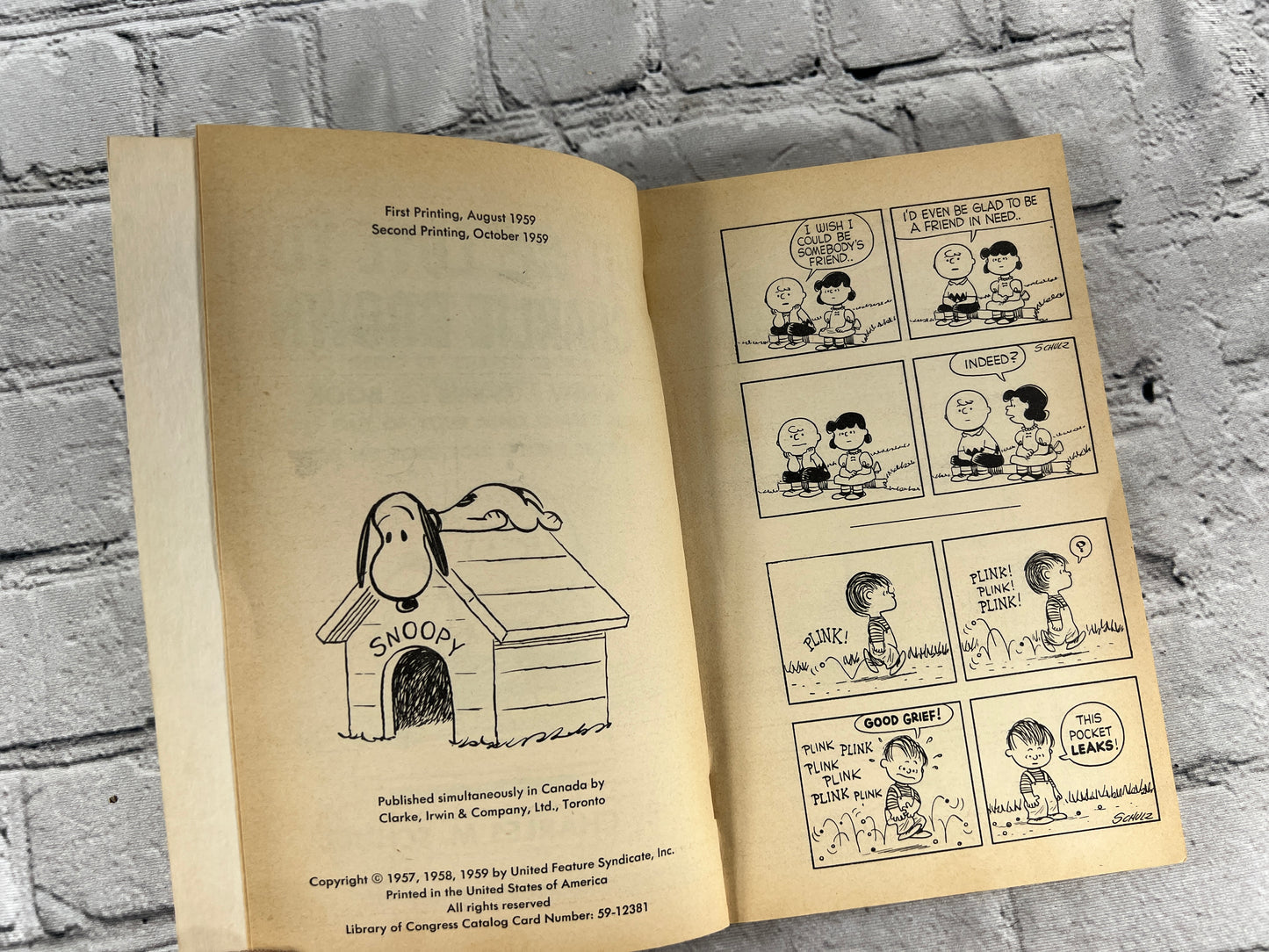 A New Peanuts Book By Charles M Schulz [Lot of 14 · 1950s-1960s]