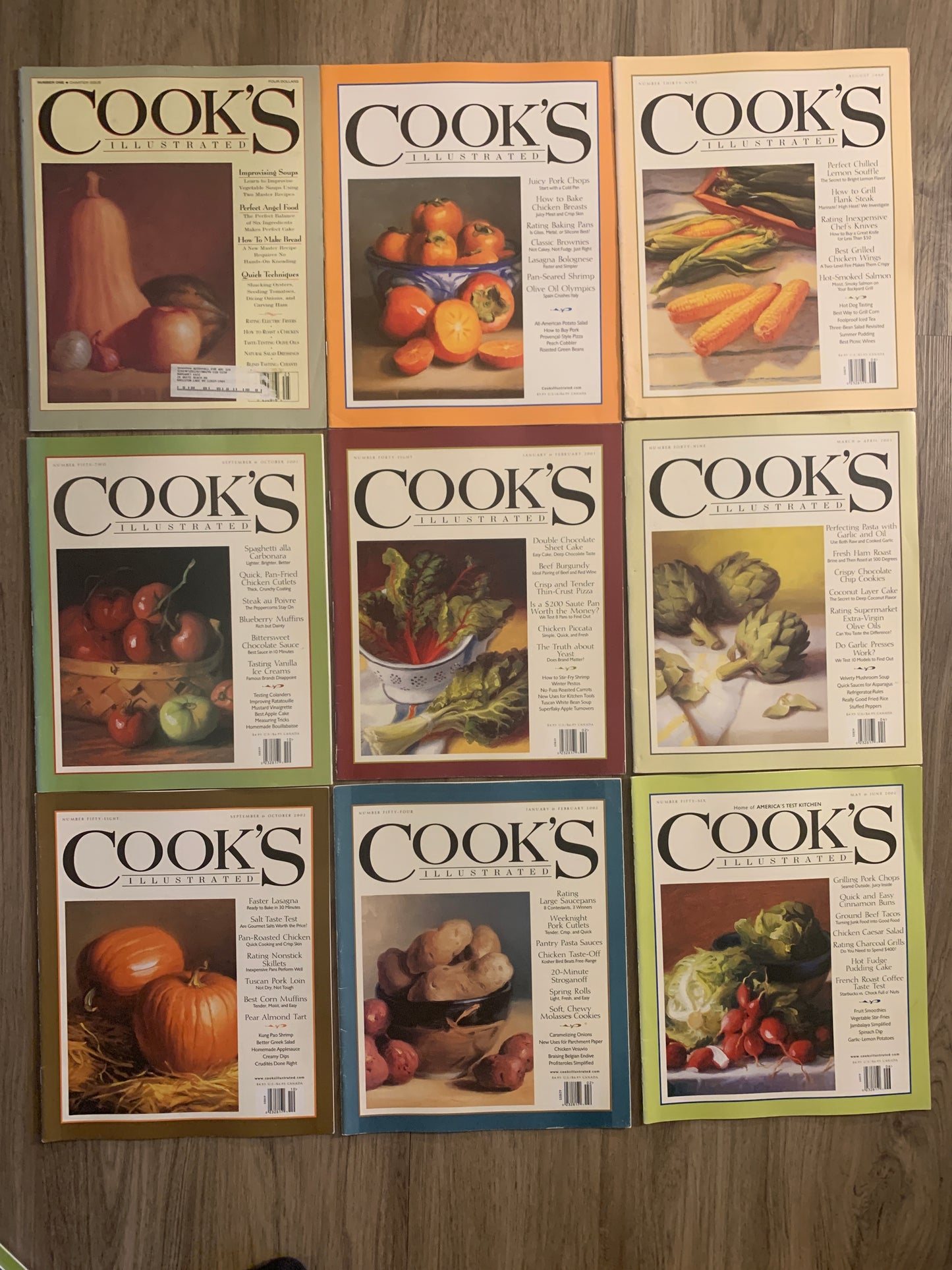 Cook's Illustrated Magazine Lot of 43, 1992-2019