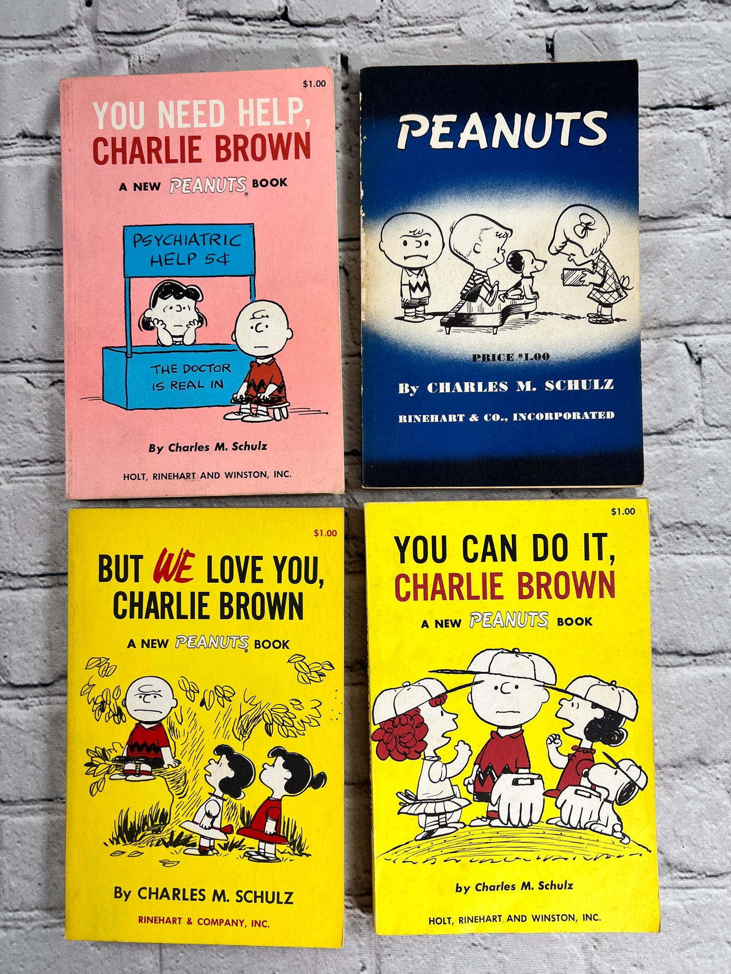 A New Peanuts Book By Charles M Schulz [Lot of 14 · 1950s-1960s]