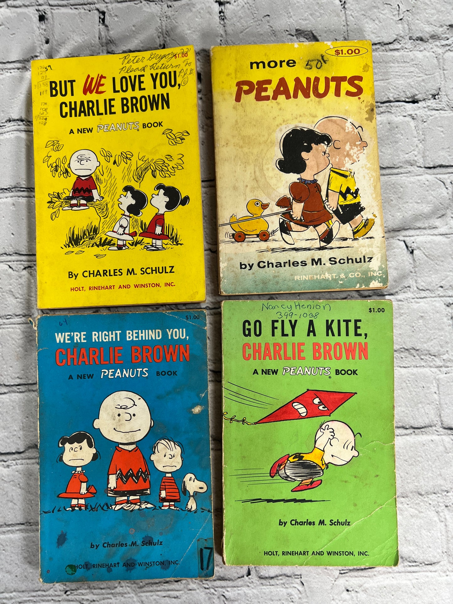 A New Peanuts Book By Charles M Schulz [Lot of 4 · 1950s-1960s]