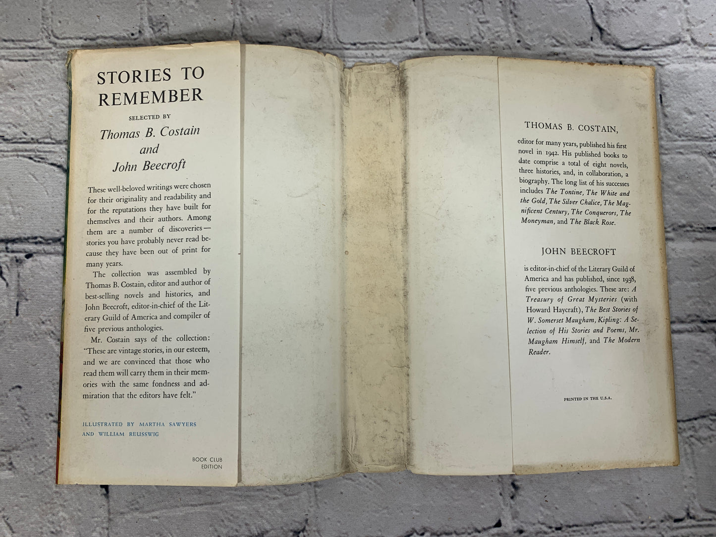 Stories to Remember by Thomas B. Costain & John Beecroft [Volume 2 · 1956]