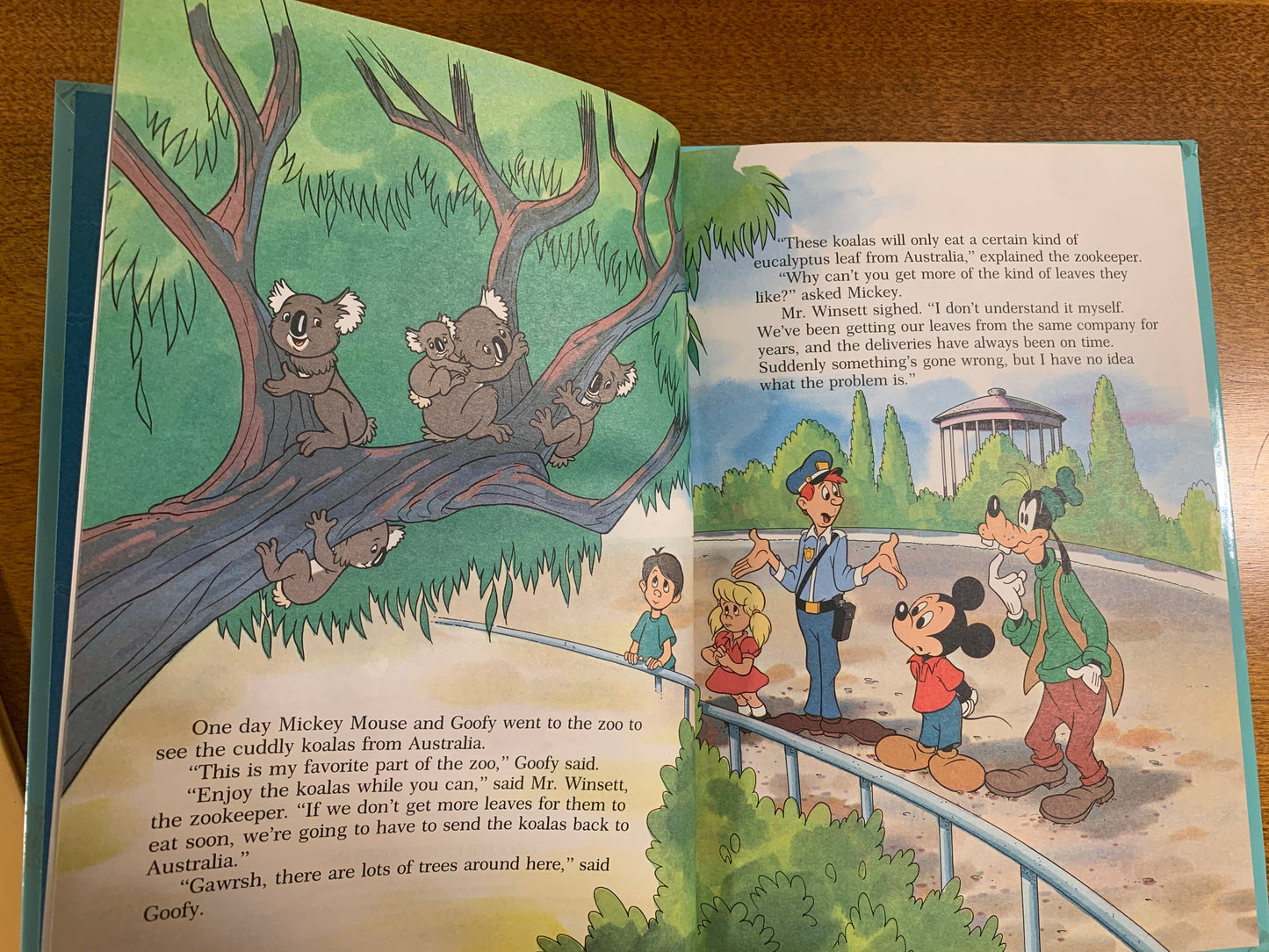 Lot of 6 Disney’s Small World Library Books Mickey Mouse Goofy Disney