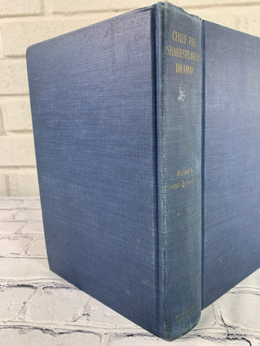Chief Pre-Shakespearean Dramas edited Joseph Quincy Adams [1952]
