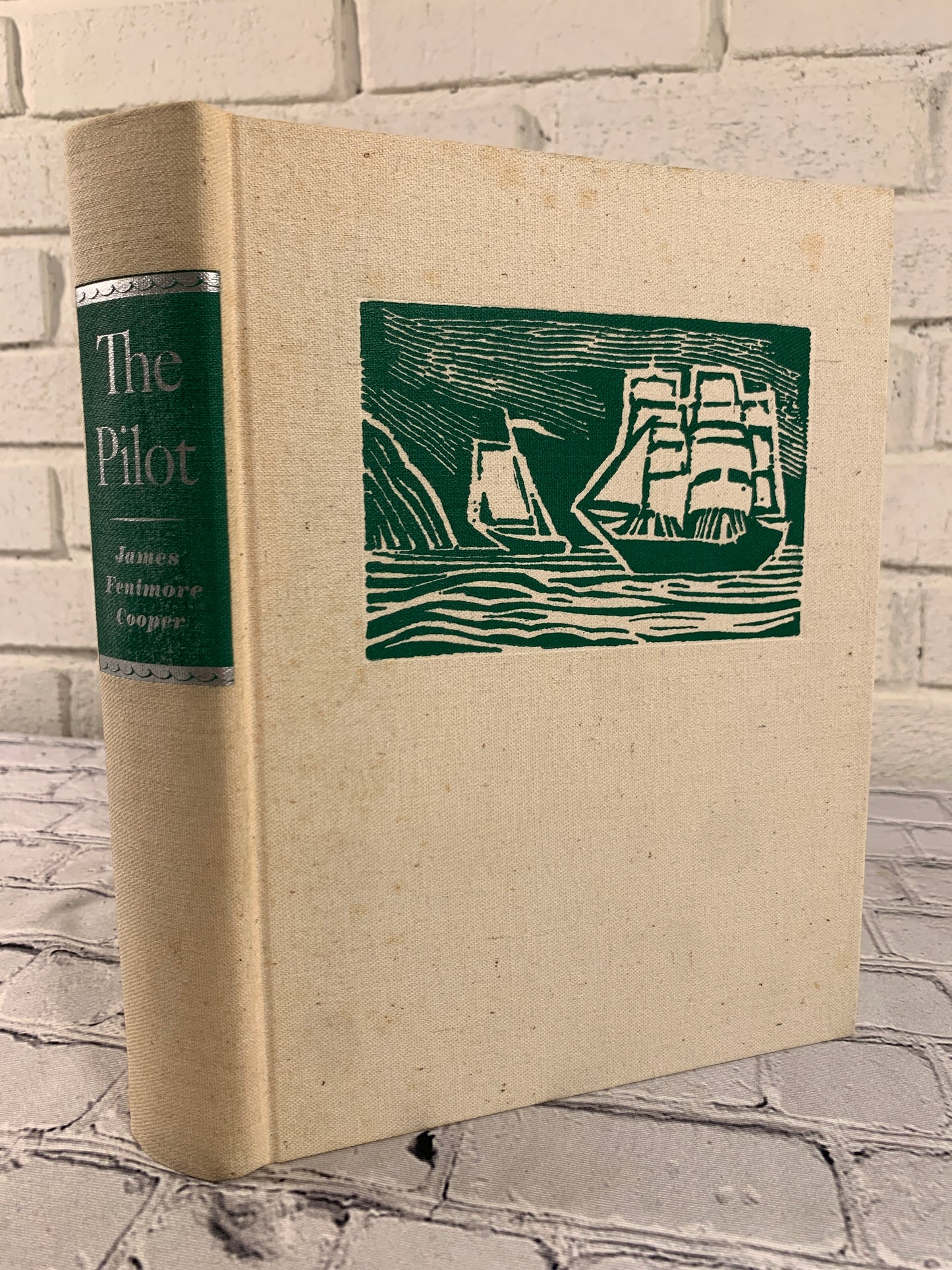 The Pilot by James Fenimore Cooper with Sandglass [1968 · Heritage Press]