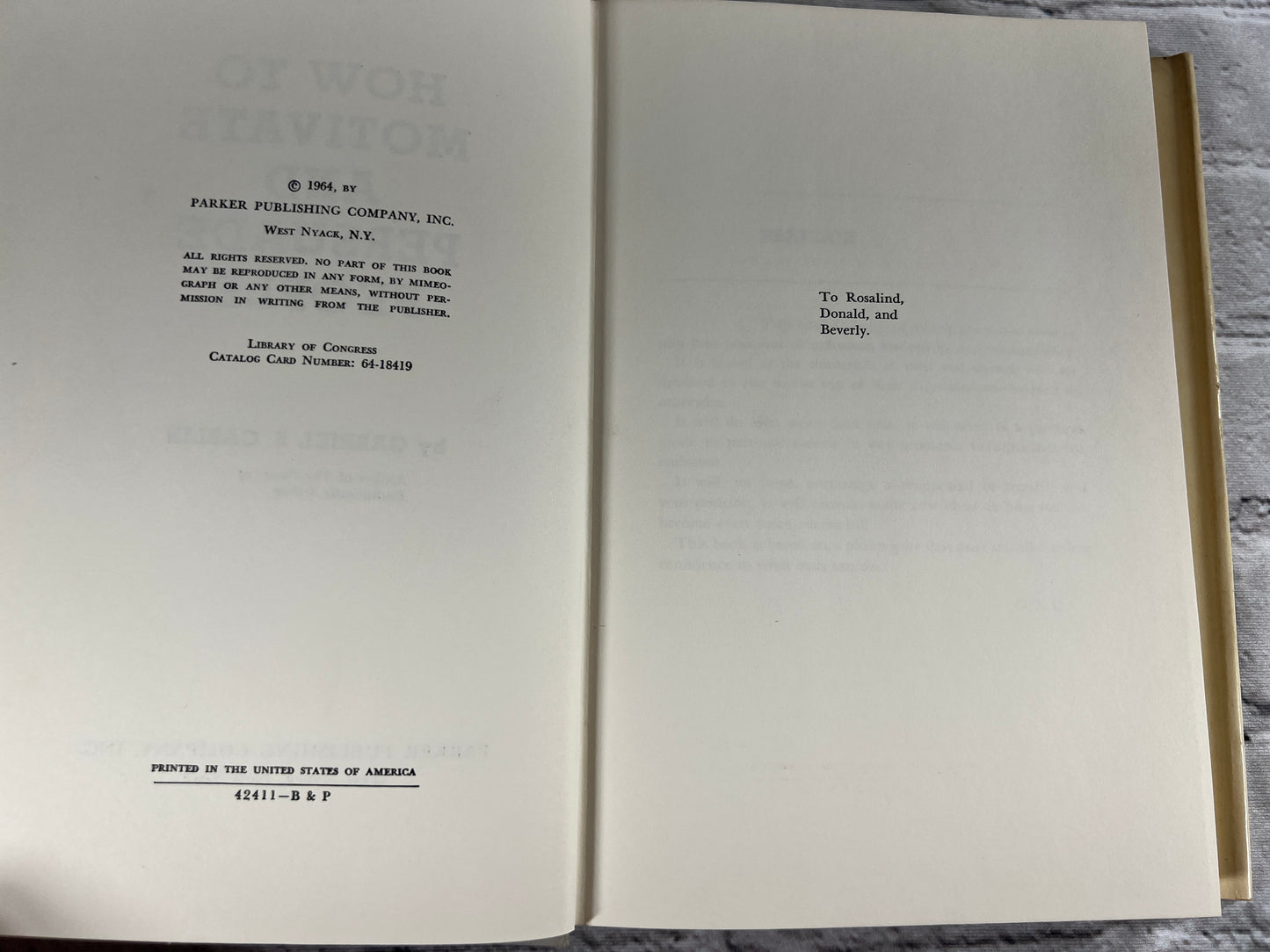 How to Motivate and Persuade People by Gabriel S. Carlin [1st Edition · 1964]