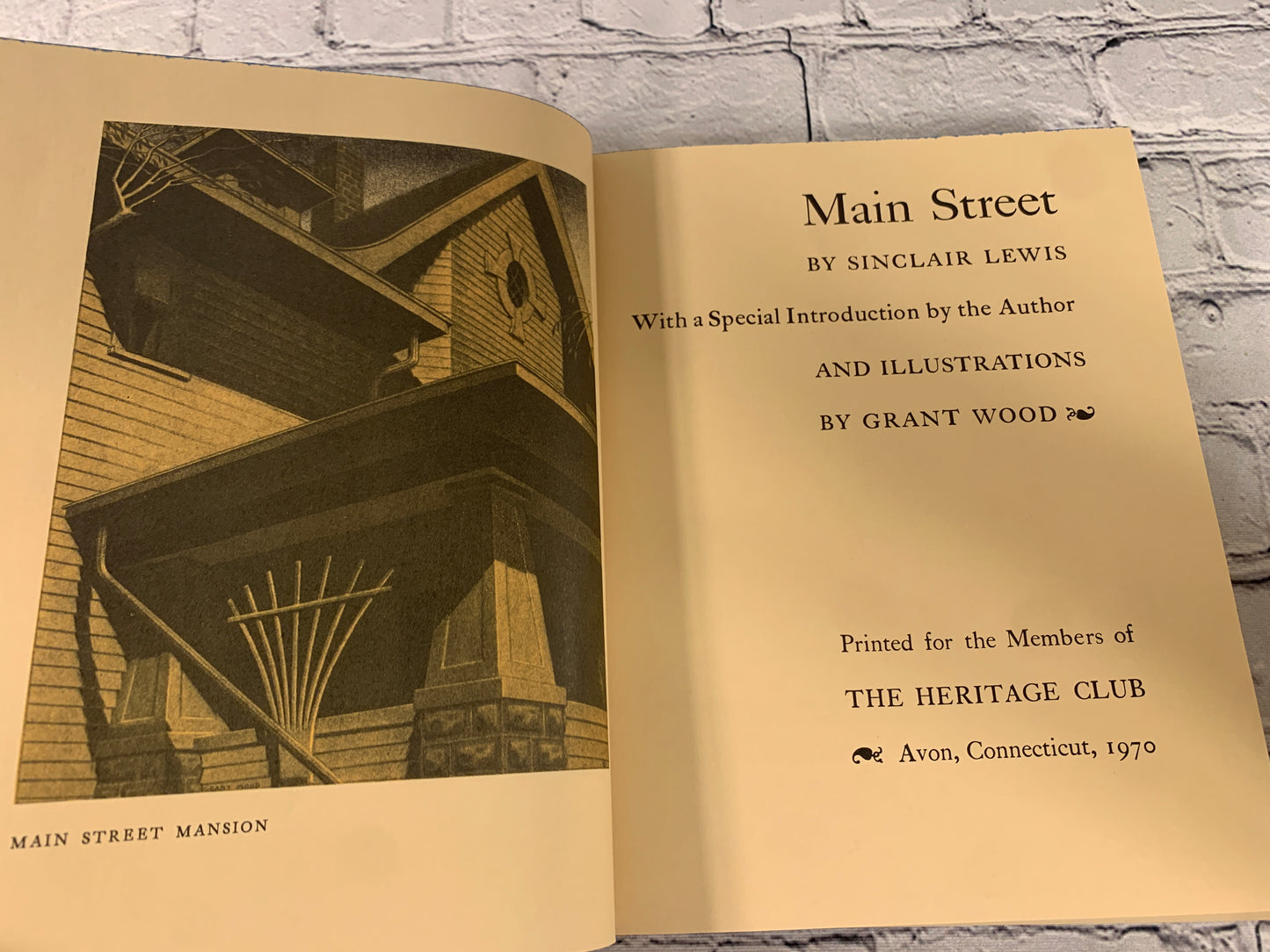 Main Street by Sinclair Lewis [1970 · Heritage Press]