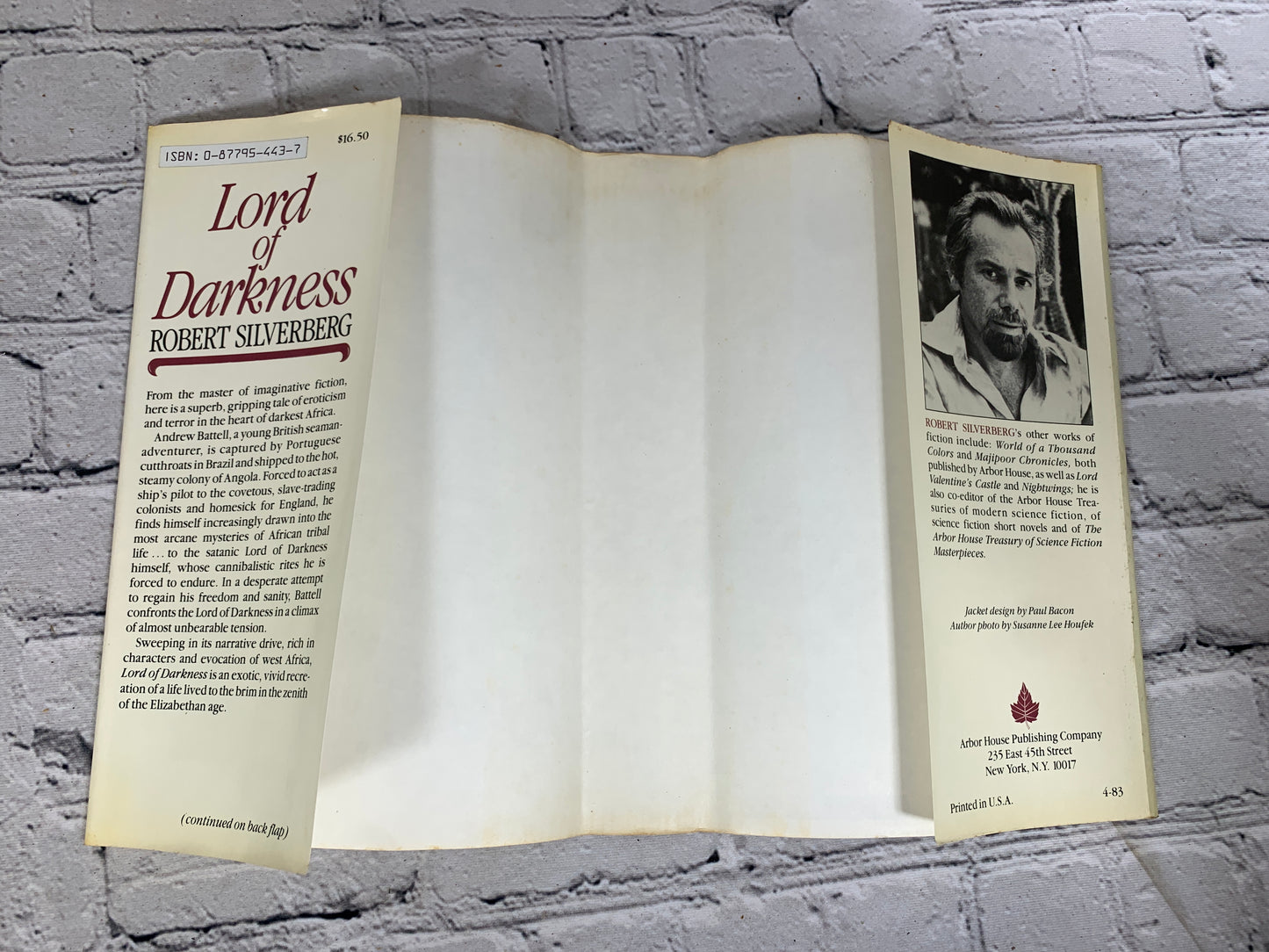 Lord of Darkness by Robert Silverberg [1983 · 1st Print]