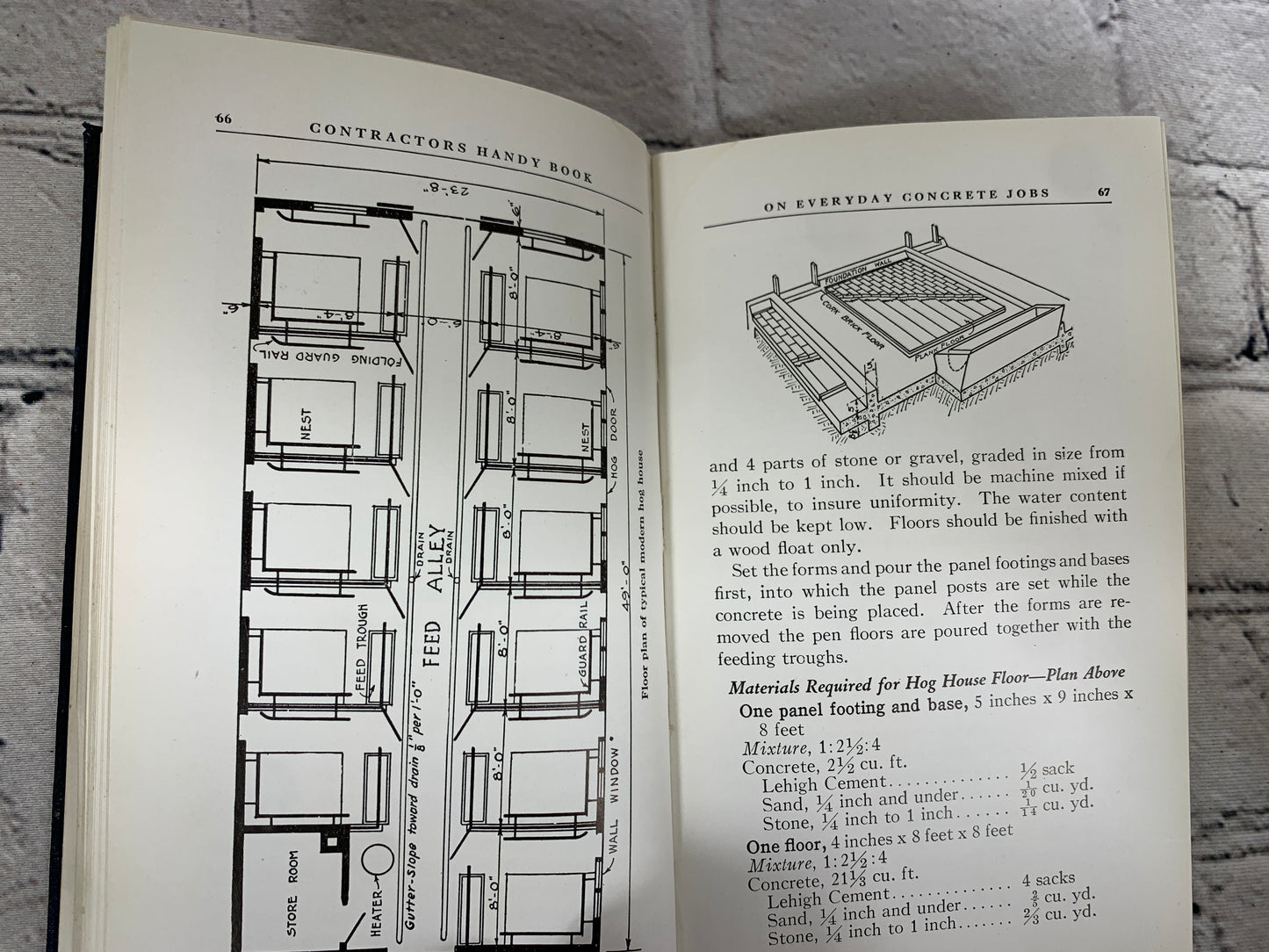 Contractors Handy Book on Everyday Concrete Jobs [Lehigh · 1926]