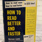 How to Read Better and Faster by Norman Lewis [1958 · 2nd Print]