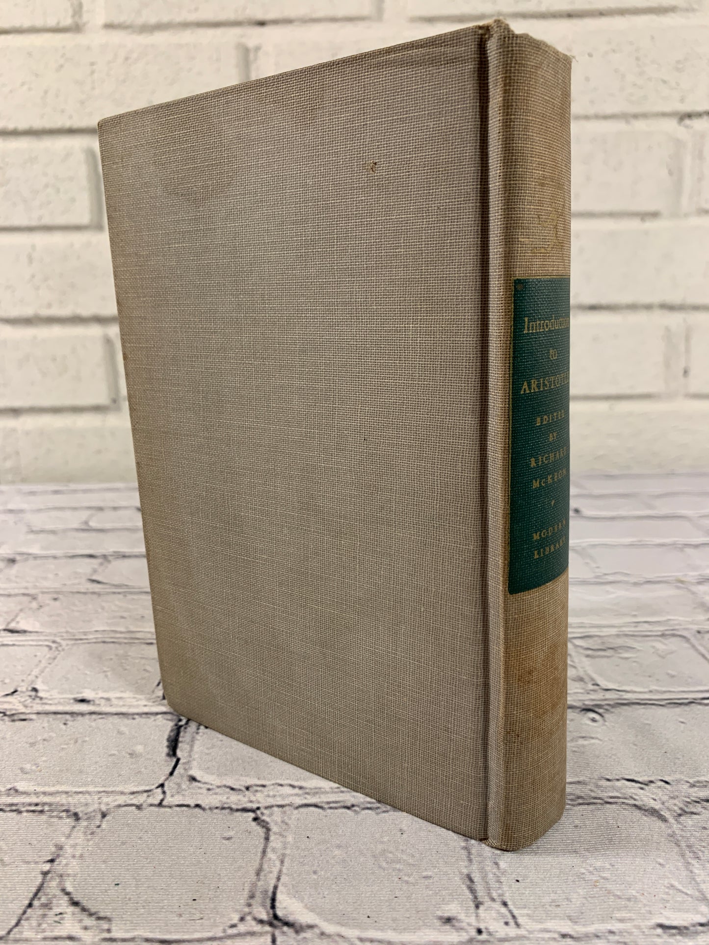 Introduction to Aristotle by Richard McKeon [1947 · Modern Library]