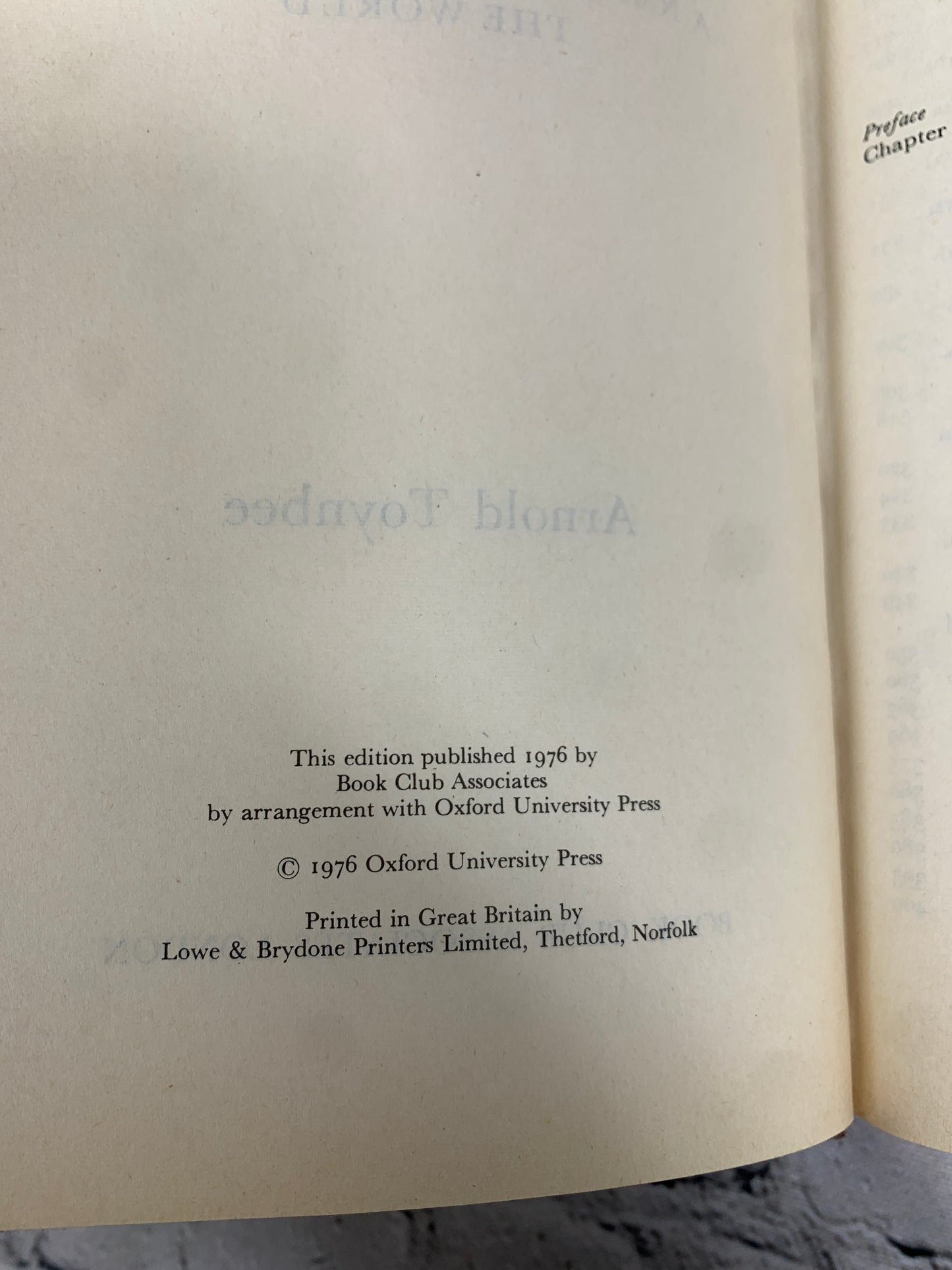 Mankind and Mother Earth Narrative History of the World by Arnold Toynbee [1976]