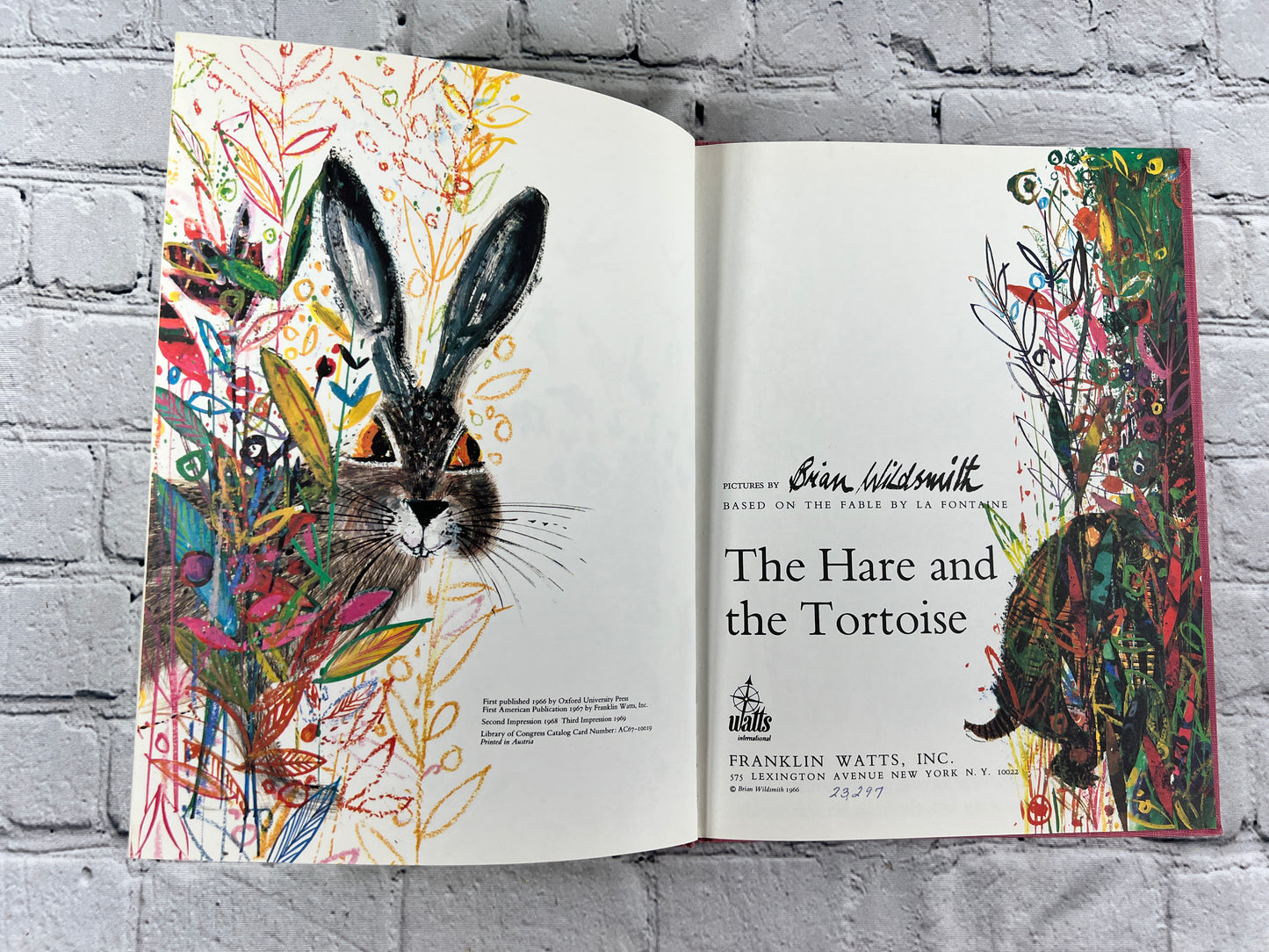 The Hare and the Tortoise by Brian Wildsmith [1969 · 3rd impression]