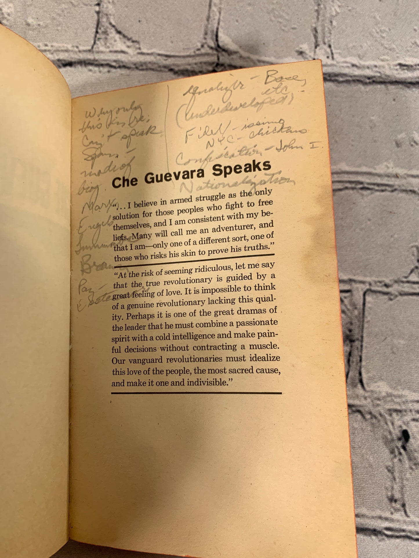 Che Guevarra Speaks [1968 · 1st Print]