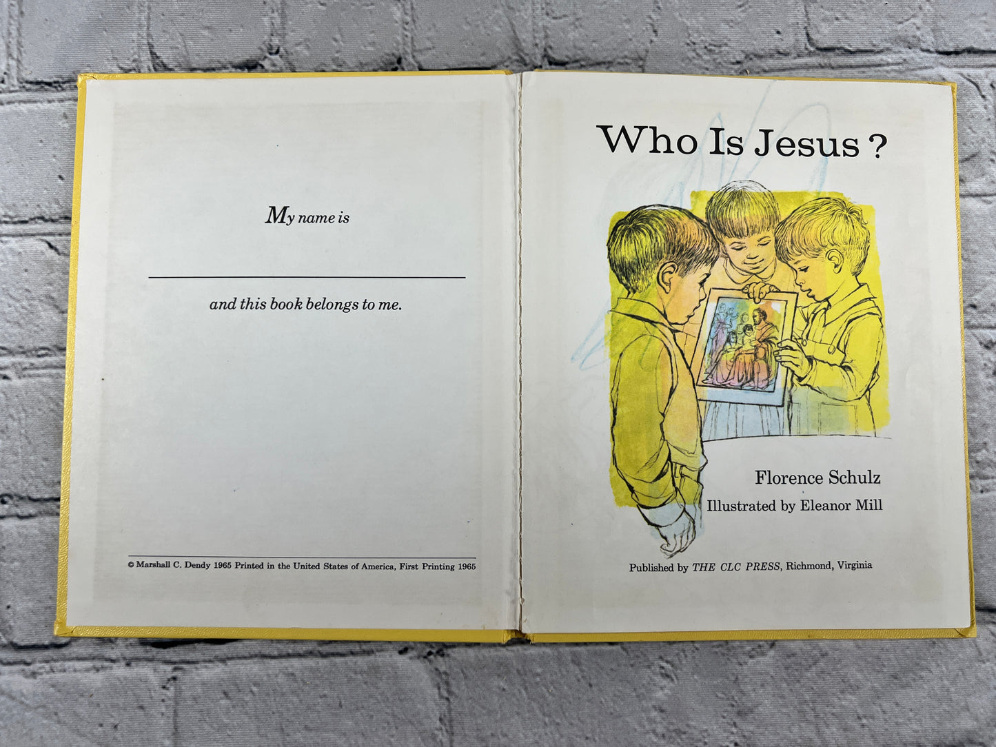 Who is Jesus? by Florence Schulz [1st Printing • 1965]
