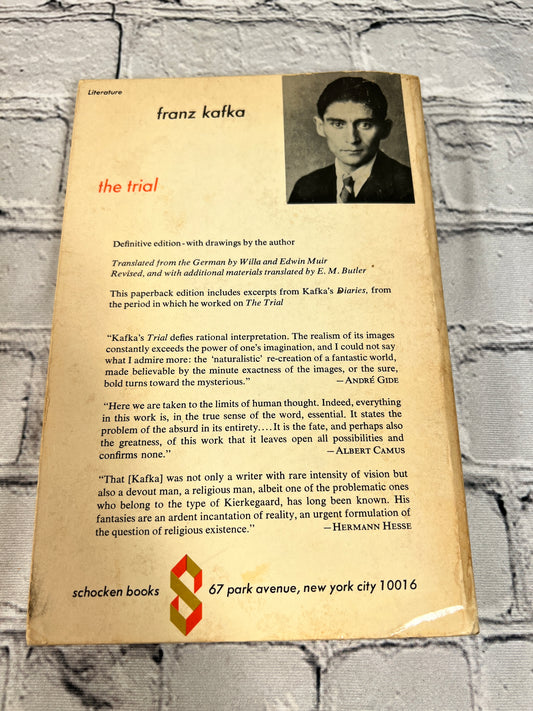 The Trial by Franz Kafka [1969 · 3rd Printing]