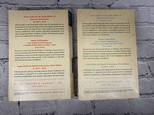 Western Civilization by Edward McNall Burns [Volumes 1 & 2 · 6th Edition · 1963]