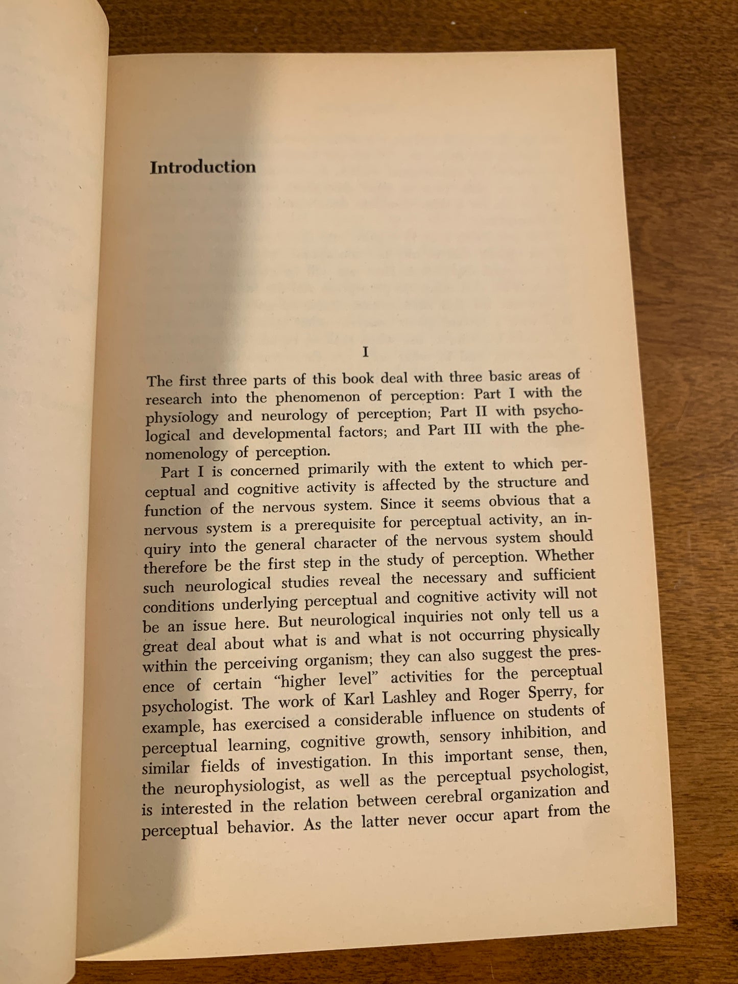 Perception: Selected Readings in Science and Phenomenology (Psychology) 1969