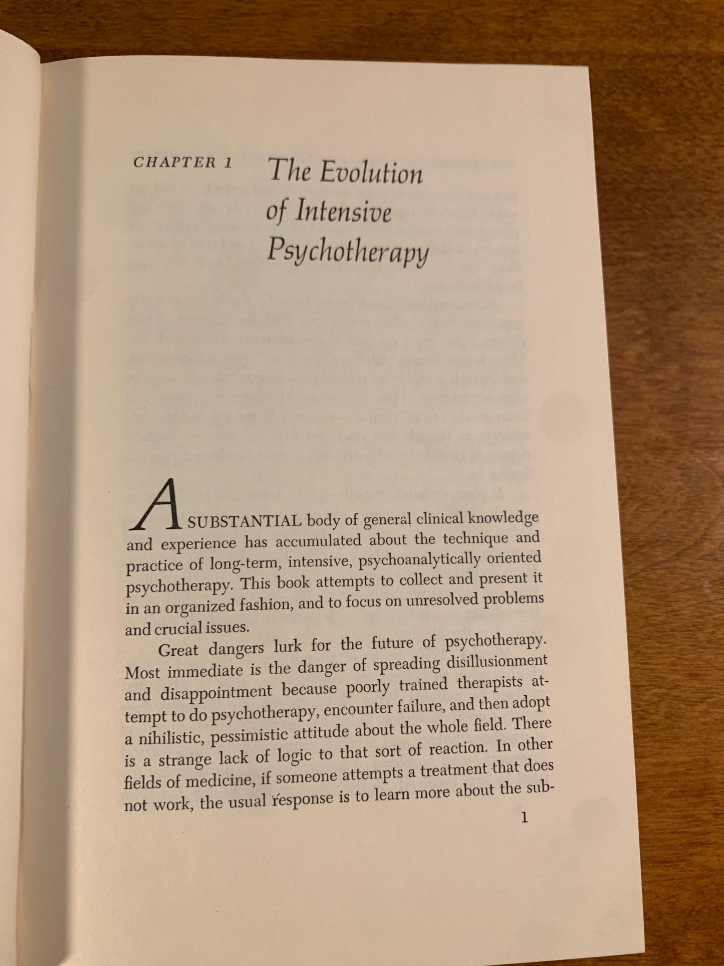 The Technique and Practive of Intensive Psychotherapy by Richard D. Chessick 1974