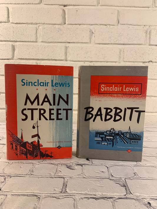 Babbit & Main Street by Sinclair Lewis [Harbrace Modern Classics]