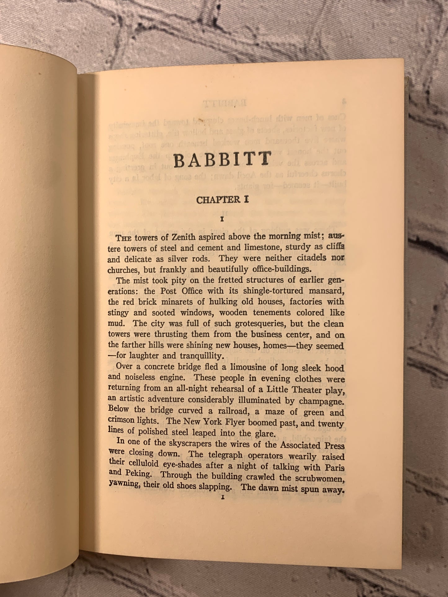 Babbit & Main Street by Sinclair Lewis [Harbrace Modern Classics]