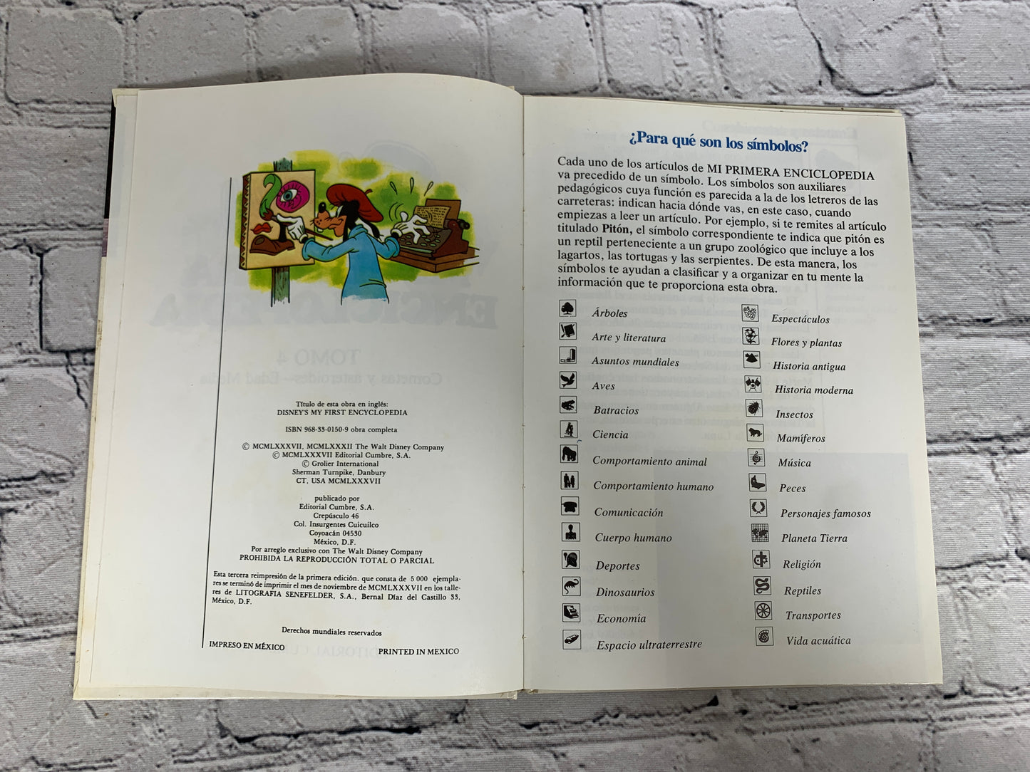 Disney Mi Primera Enciclopedia (My First Encyclopedia · Spanish · Vol. 4]