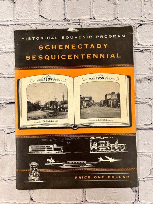 Historical Souvenir Program Schenectady Sesquicentennial 1809-1959