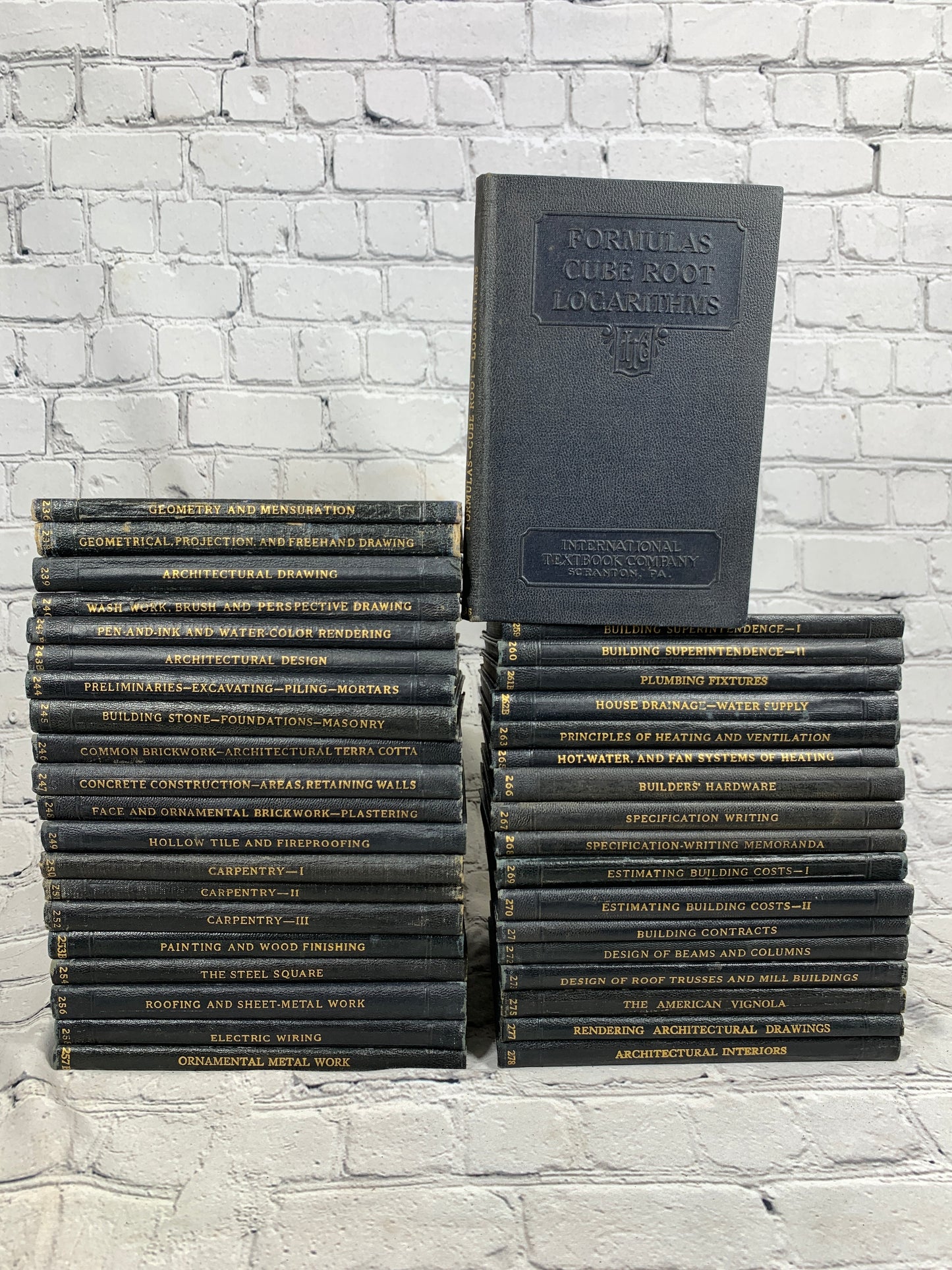 International Textbook Co. Architecture Building Masonry [Lot of 44 · 1930s]