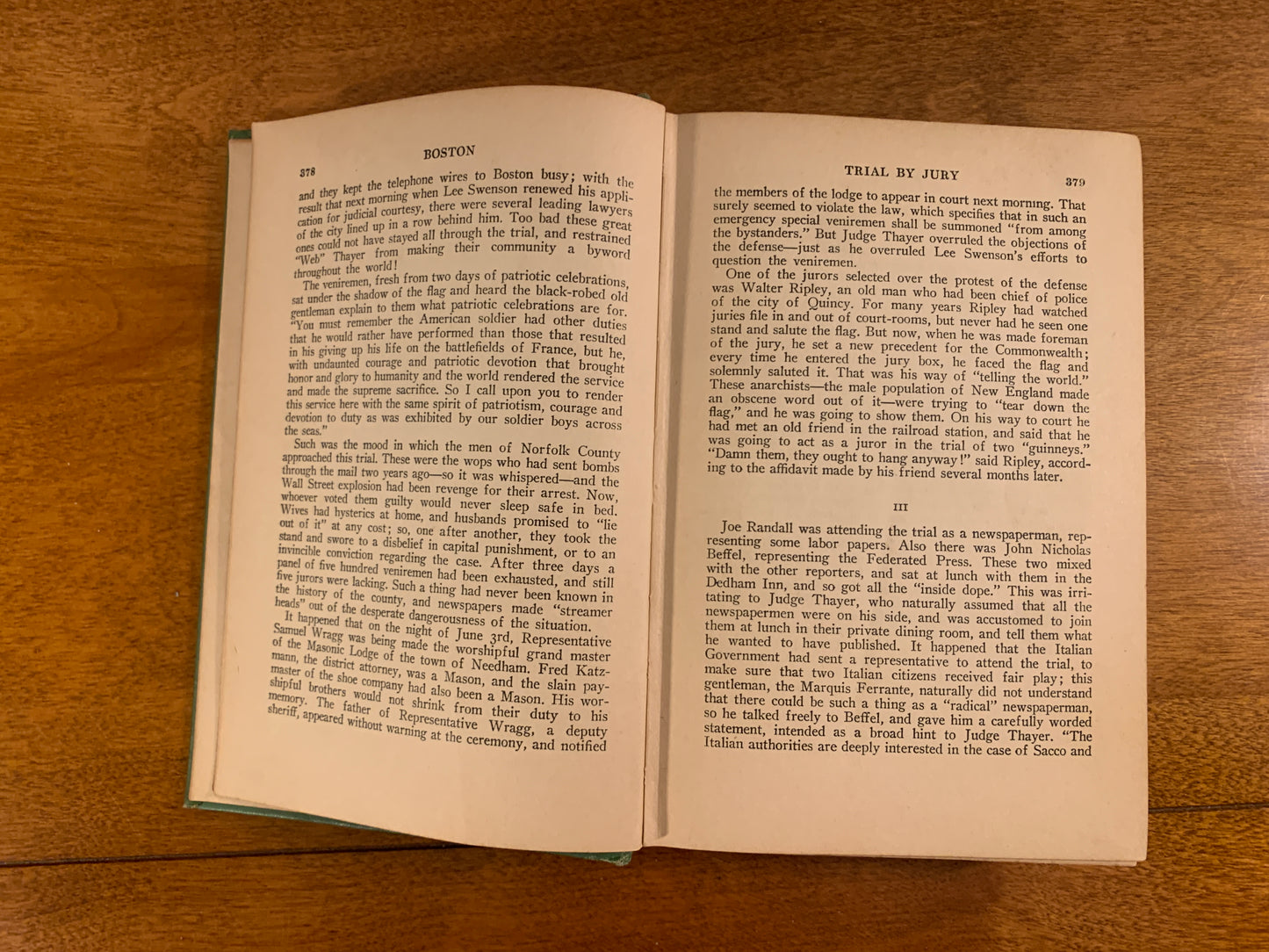 Boston Volume 2 by Upton Sinclair 1928