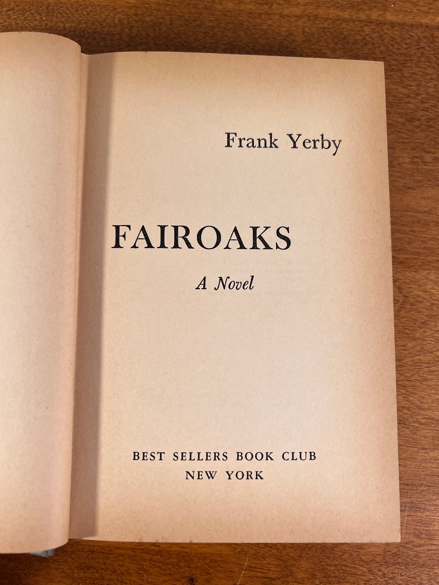 Fairoaks by Frank Yerby