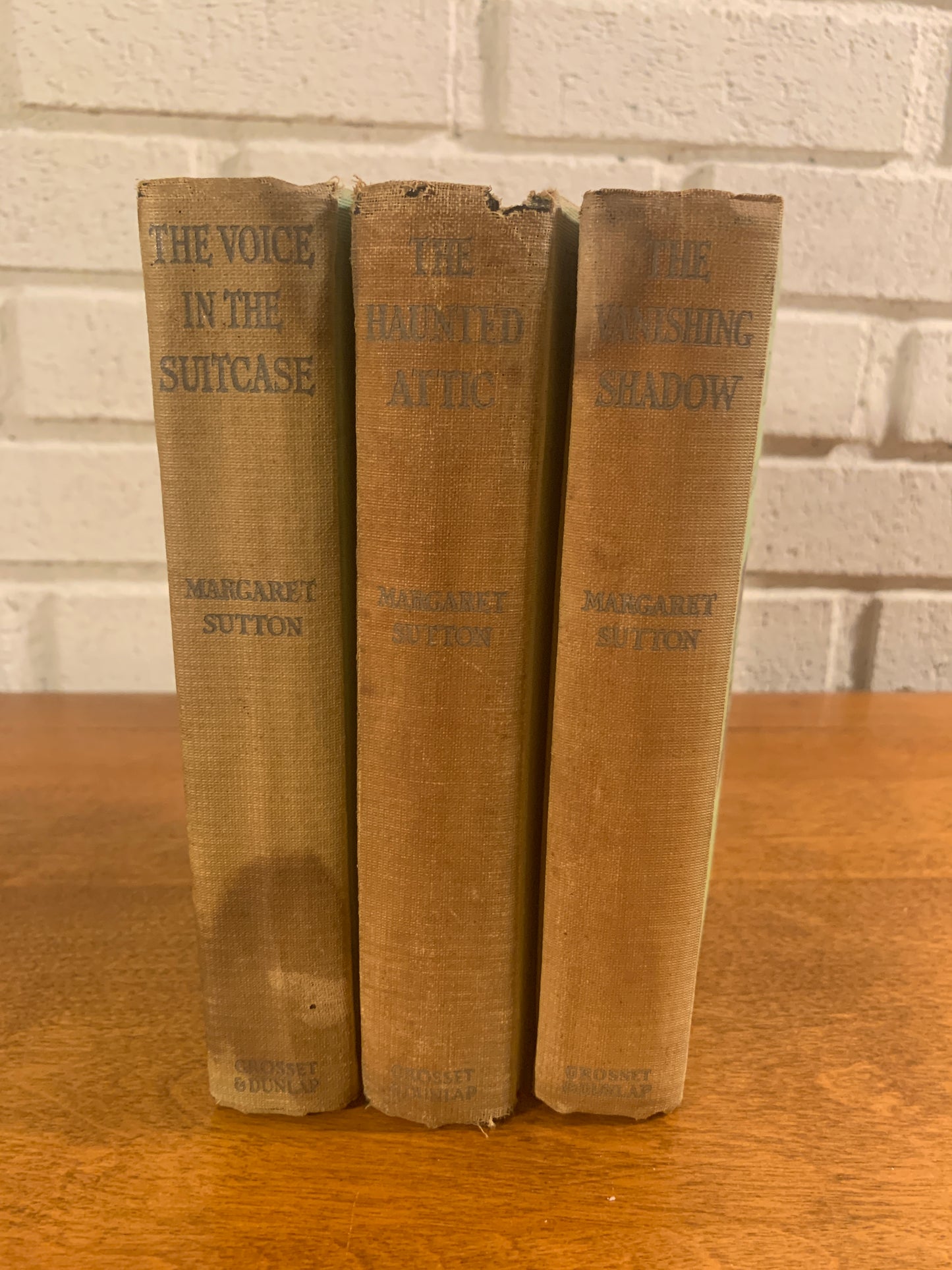 Margaret Sutton 3 Book Lot, Voice in Staircase, Haunted Attic & Vanishing Shadow 1930s