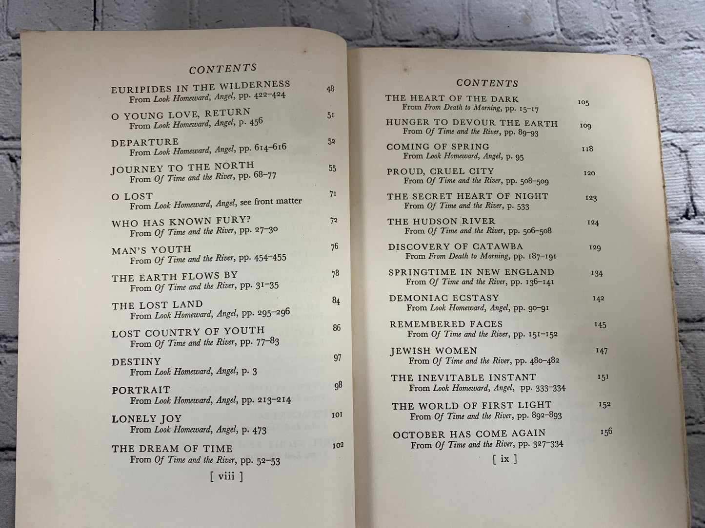 The Face of a Nation: Poetical Passages from the Writings of Thomas Wolfe [1939]