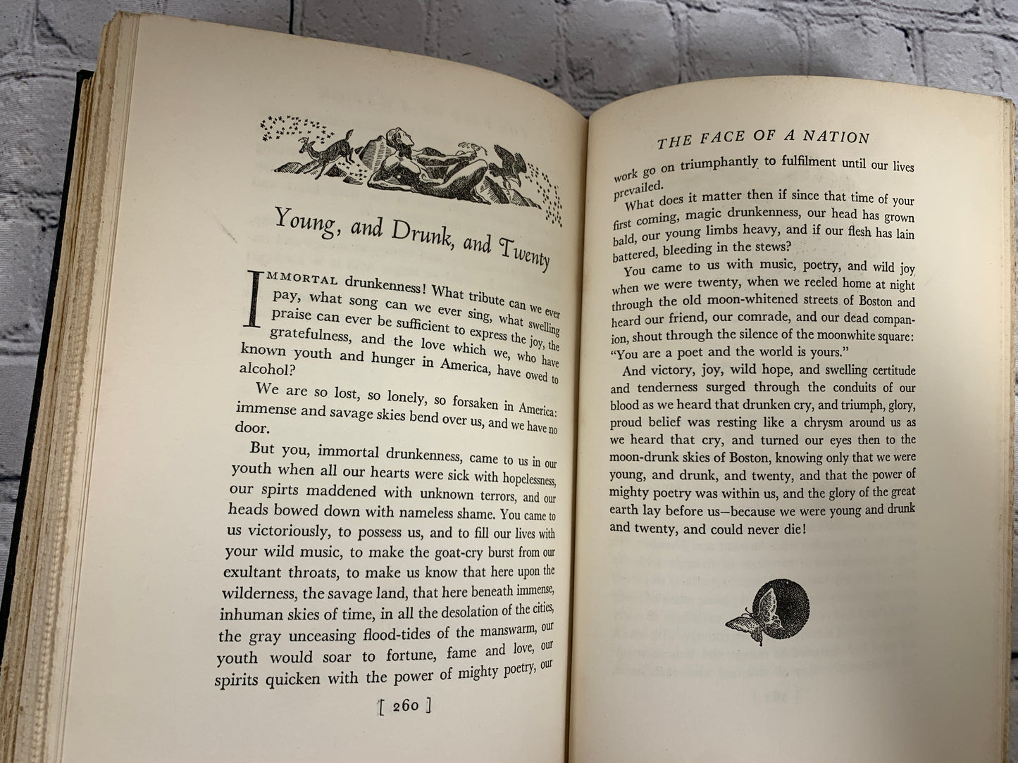 The Face of a Nation: Poetical Passages from the Writings of Thomas Wolfe [1939]