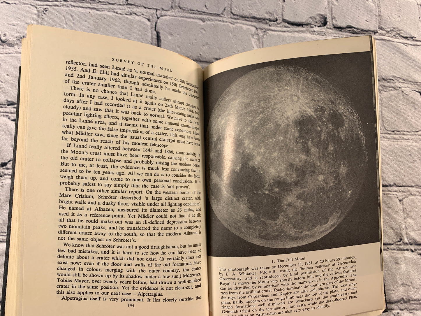 A Survey Of The Moon by Patrick Moore [1963 · 1st Edition]