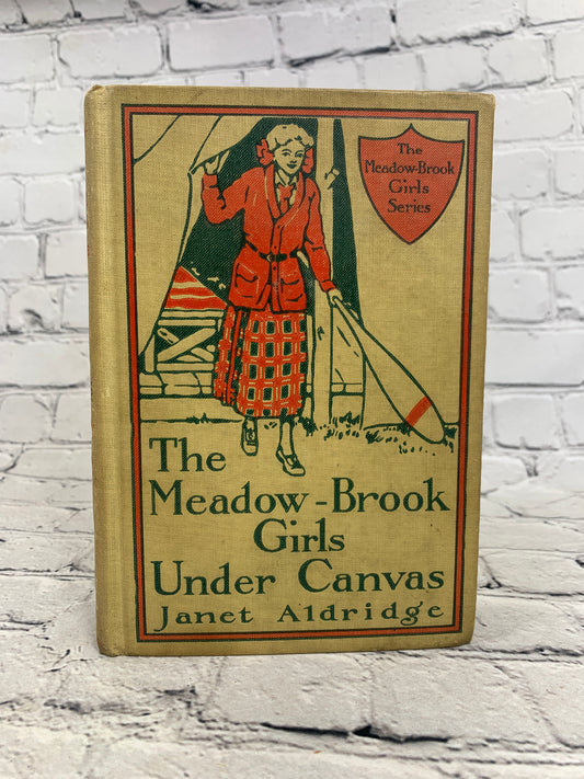 The Meadow-Brook Girls Under Canvas by Jane Aldridge [1913]