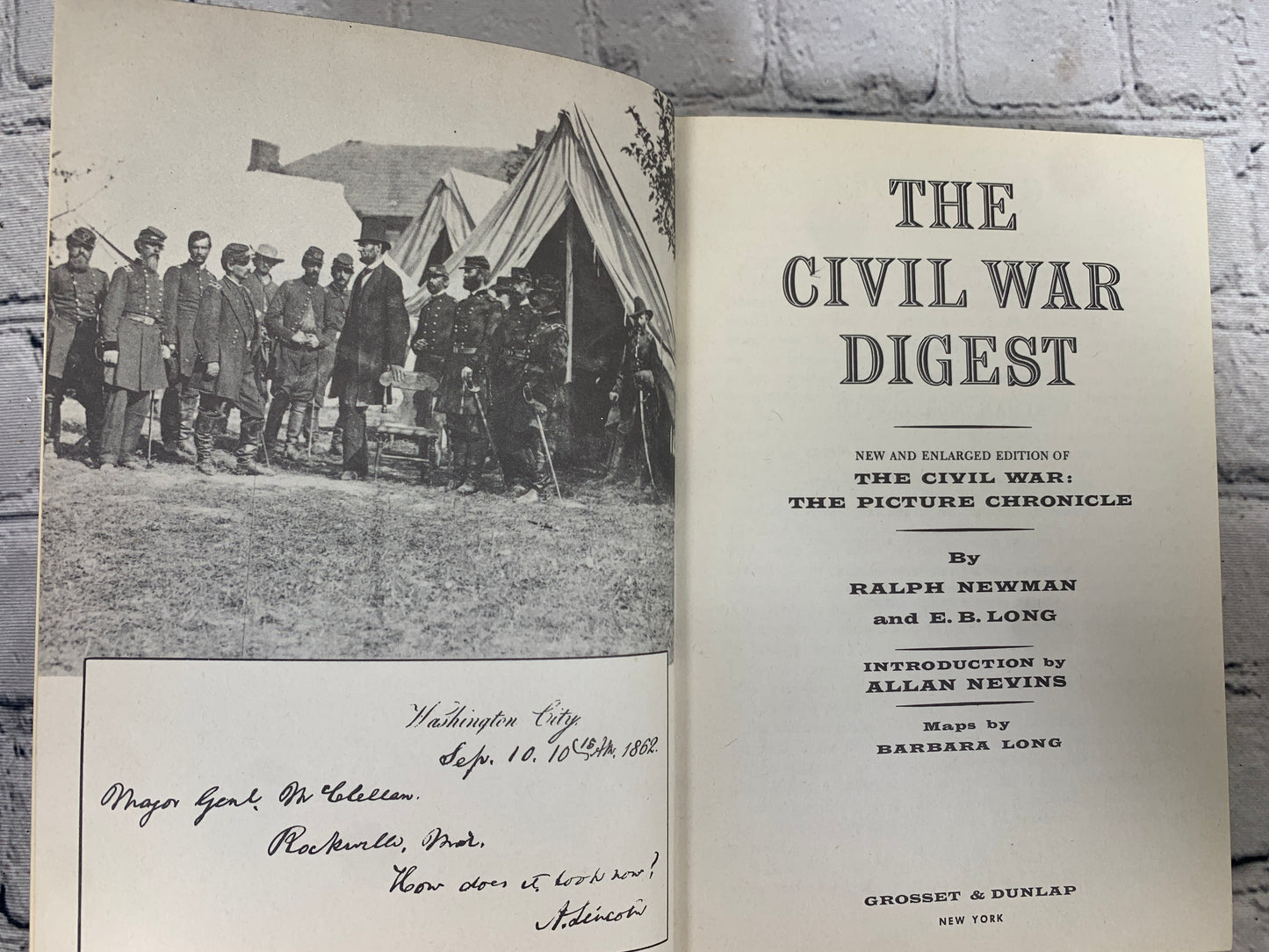 The Civil War Digest by Ralph Newman [1960]